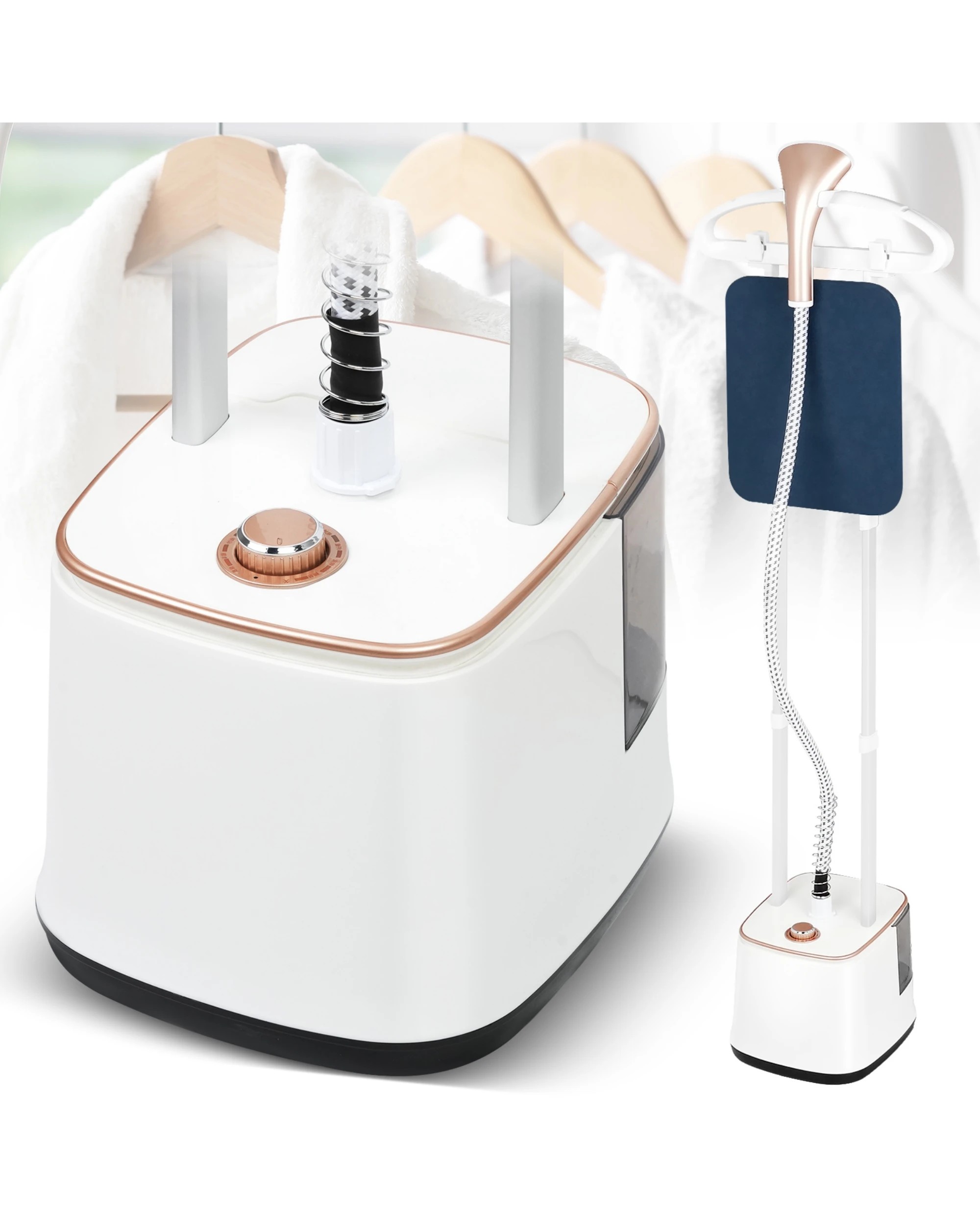 1 Advwin Standing Garment Steamer, 2000w Clothes Steamer With 2.7l Tank, Portable Steam Iron Wrinkle Remover, 1 of 7