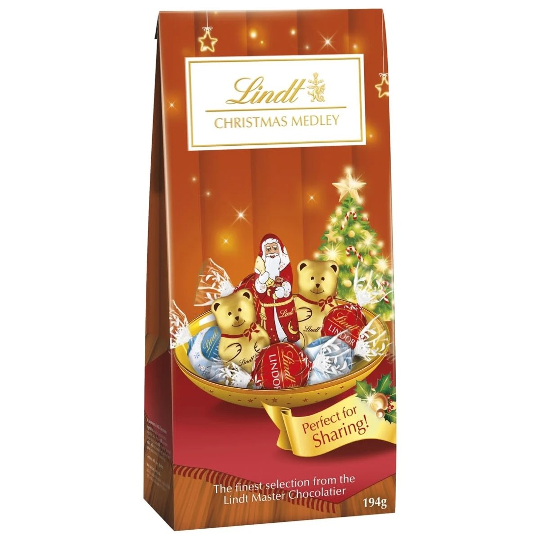 1 Lindt Christmas Chocolate Medley Bag 194g, 1 of 8
