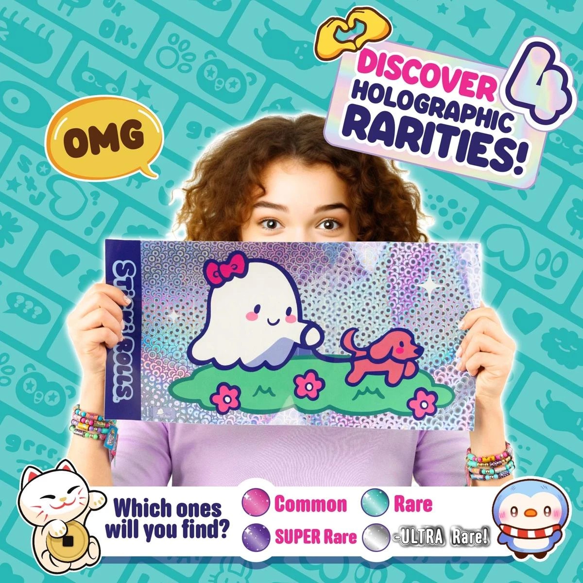 6 Sticki Rolls Jumbo Sticker Capsule Tube, 6 of 9