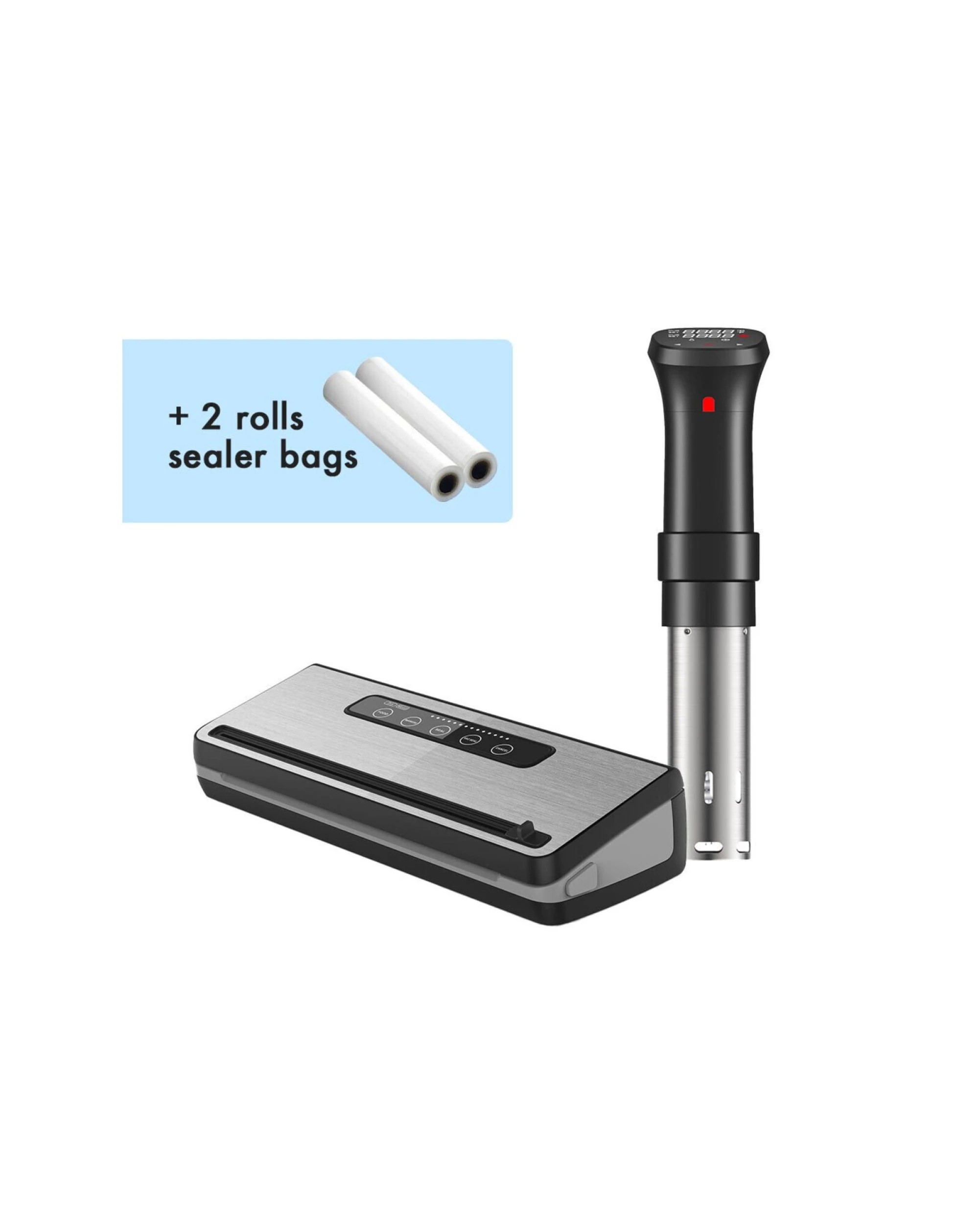 1 Healthy Choice Sous Vide Starter Kit with Vacuum Sealer & Bags, 1 of 6