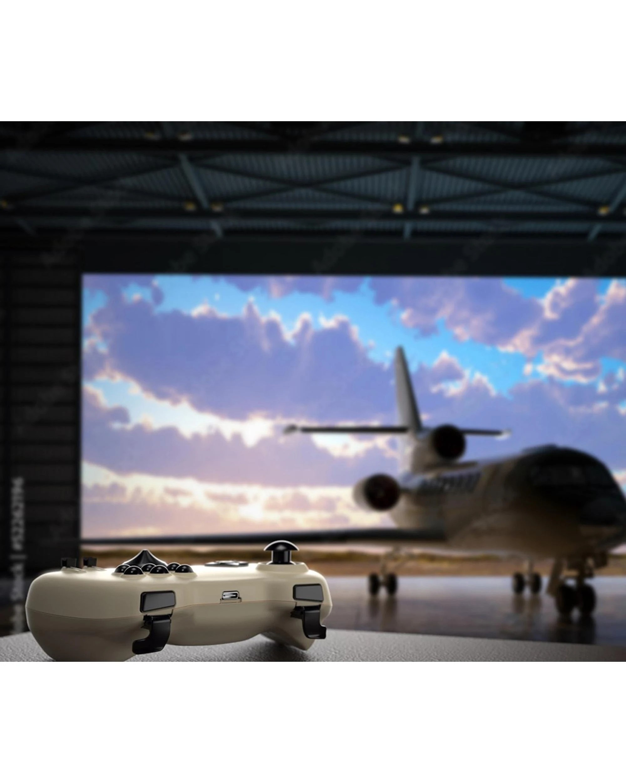 6 Yawman Arrow Handheld Flight Controller - White, 6 of 10