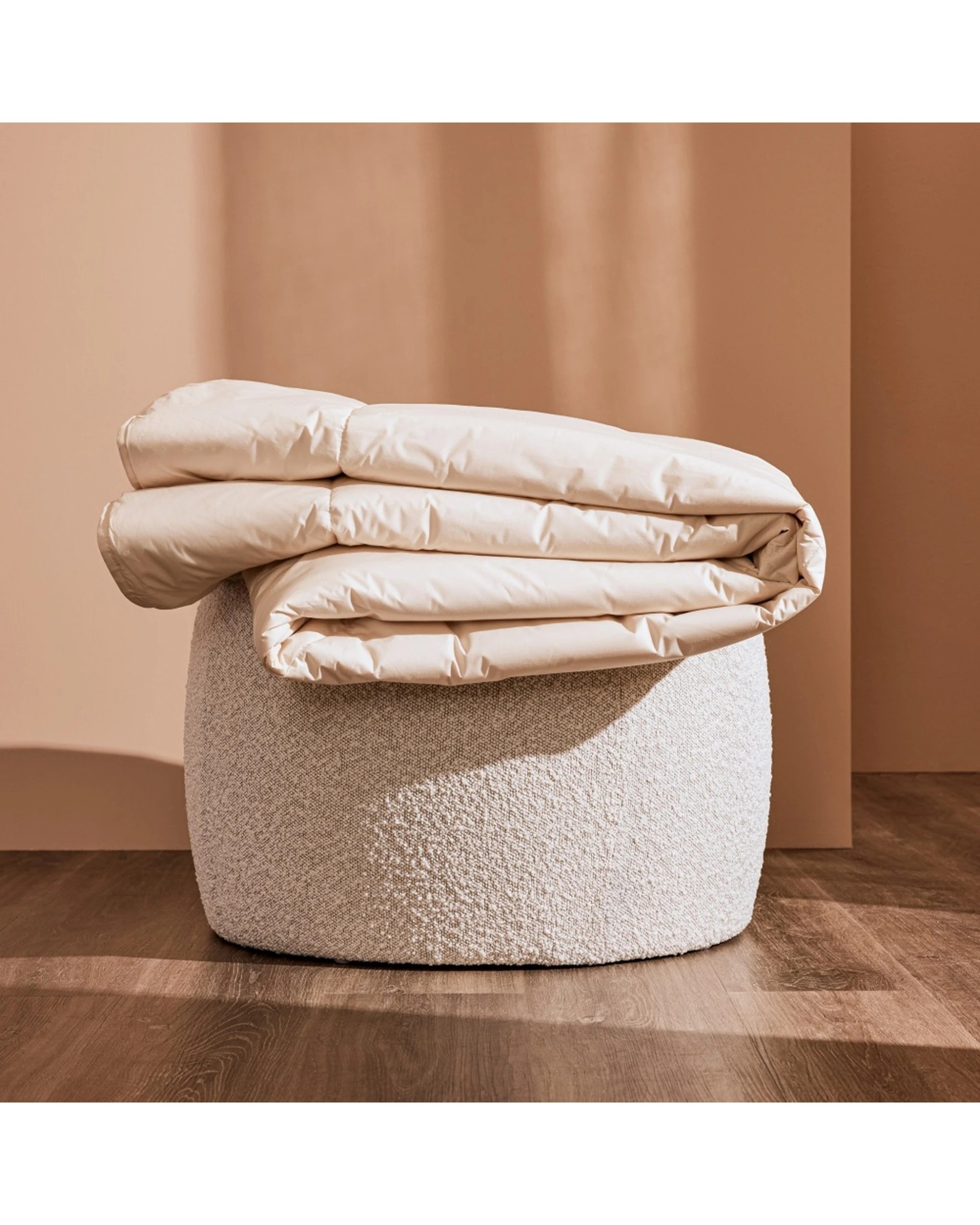 4 Bedding Co. Organic Alpaca Quilt Breathable All Seasons Warmth - King Bed - Natural, 4 of 4
