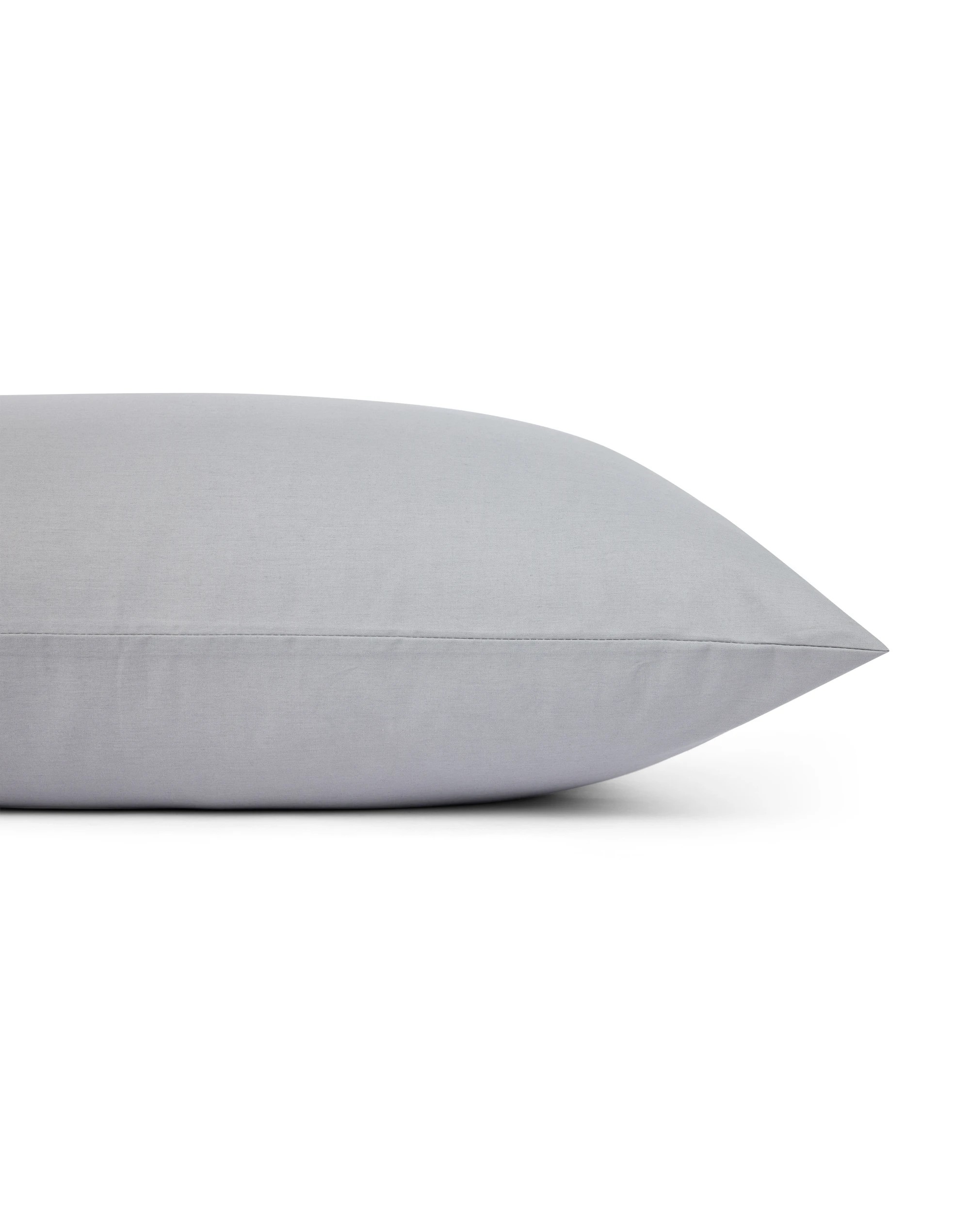 7 250 Thread Count Cotton Rich Standard Pillowcase - Light Grey, 7 of 8