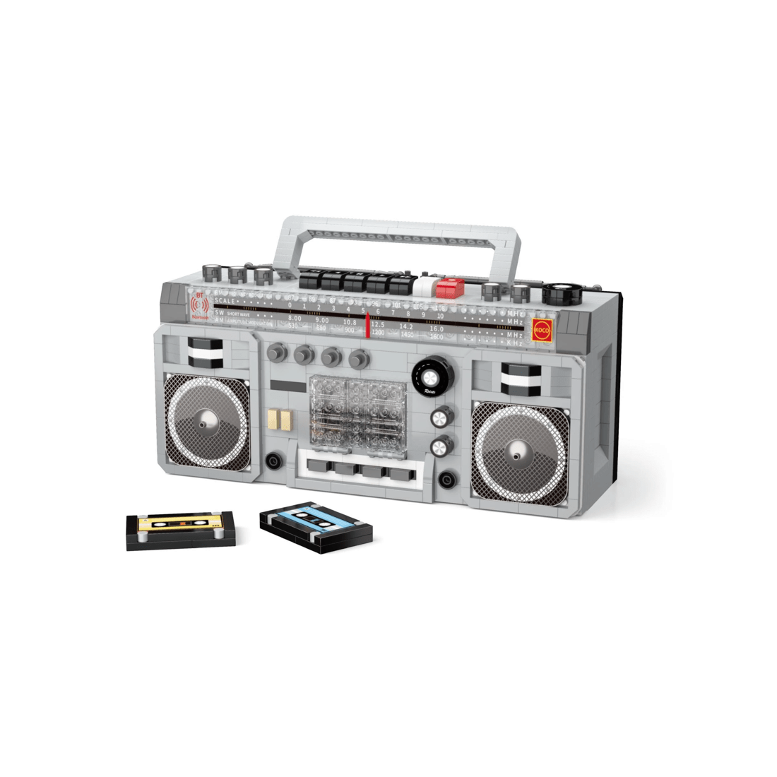 2 QIHUI Toys Koco Bricks Old-Fashioned Radio 1982 Pieces, 2 of 2