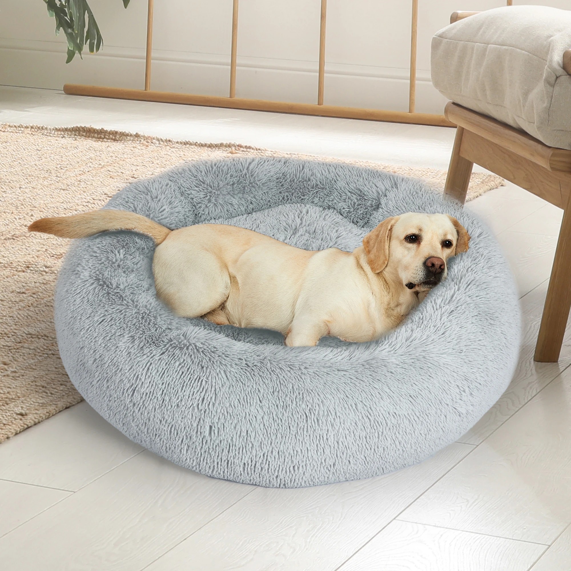 7 Pawz Round Pet Bed M - Grey, 7 of 7