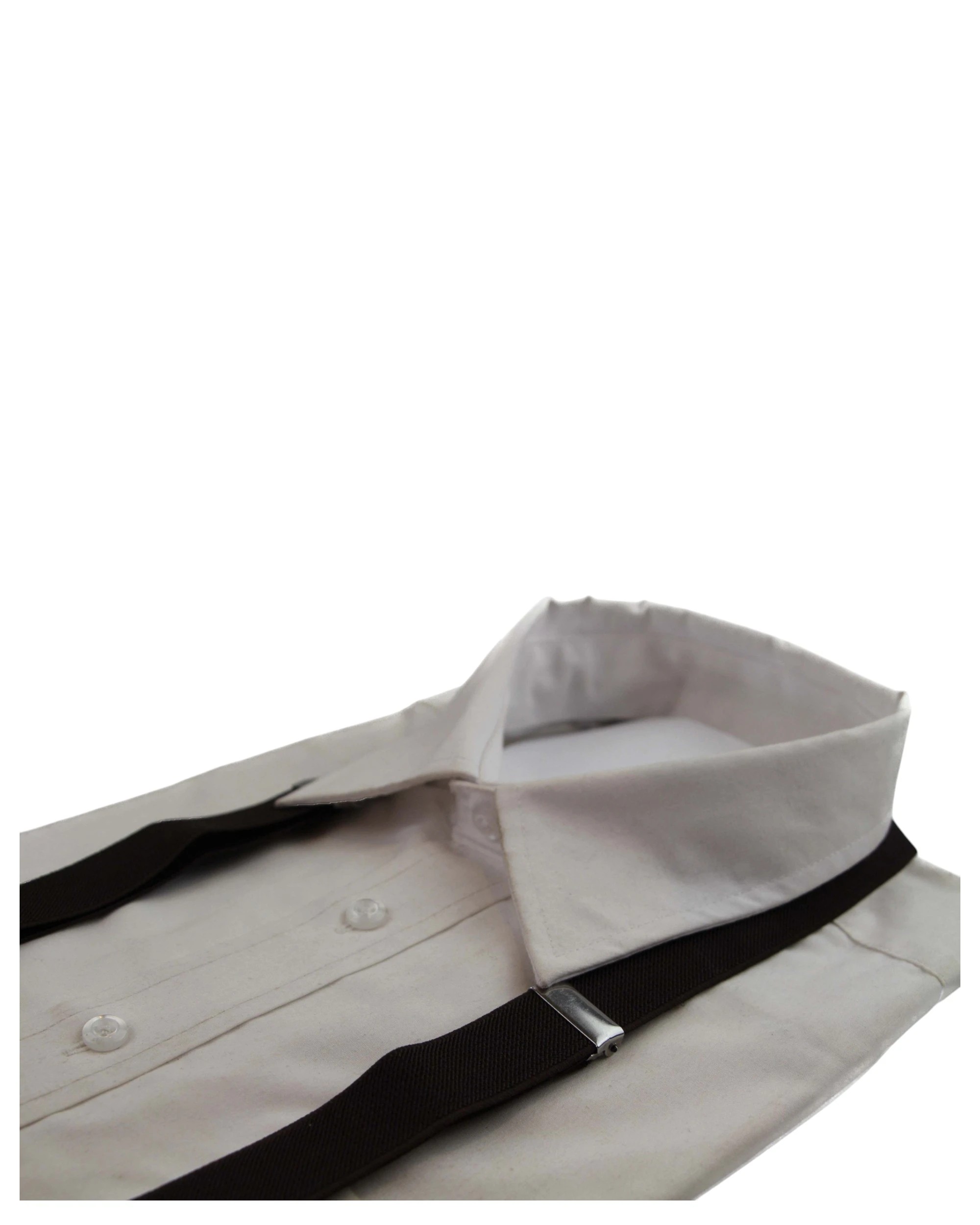 2 Zasel Boys Adjustable Dark Brown 65cms Suspenders - Brown, 2 of 2