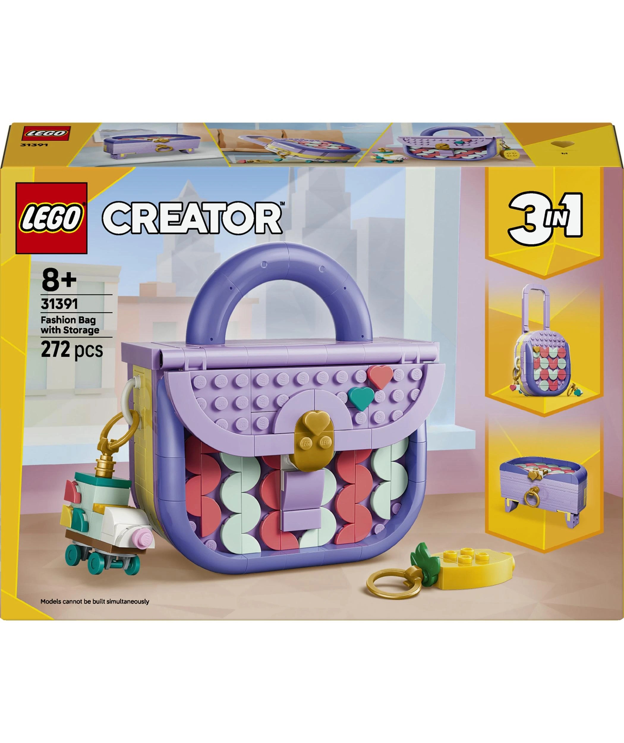 1 LEGO Creator Art Fashion Bag with Storage 31391, 1 of 9