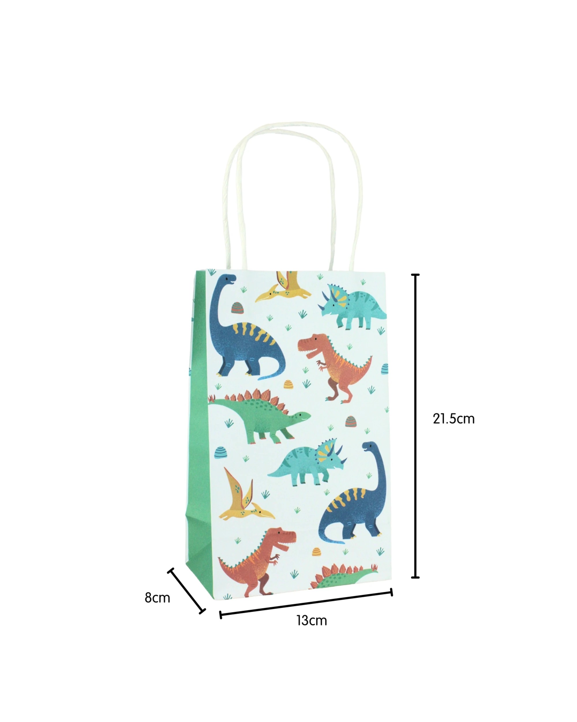 2 Alpen Dinosaur Paper Gift Bags Pack of 5, 2 of 4
