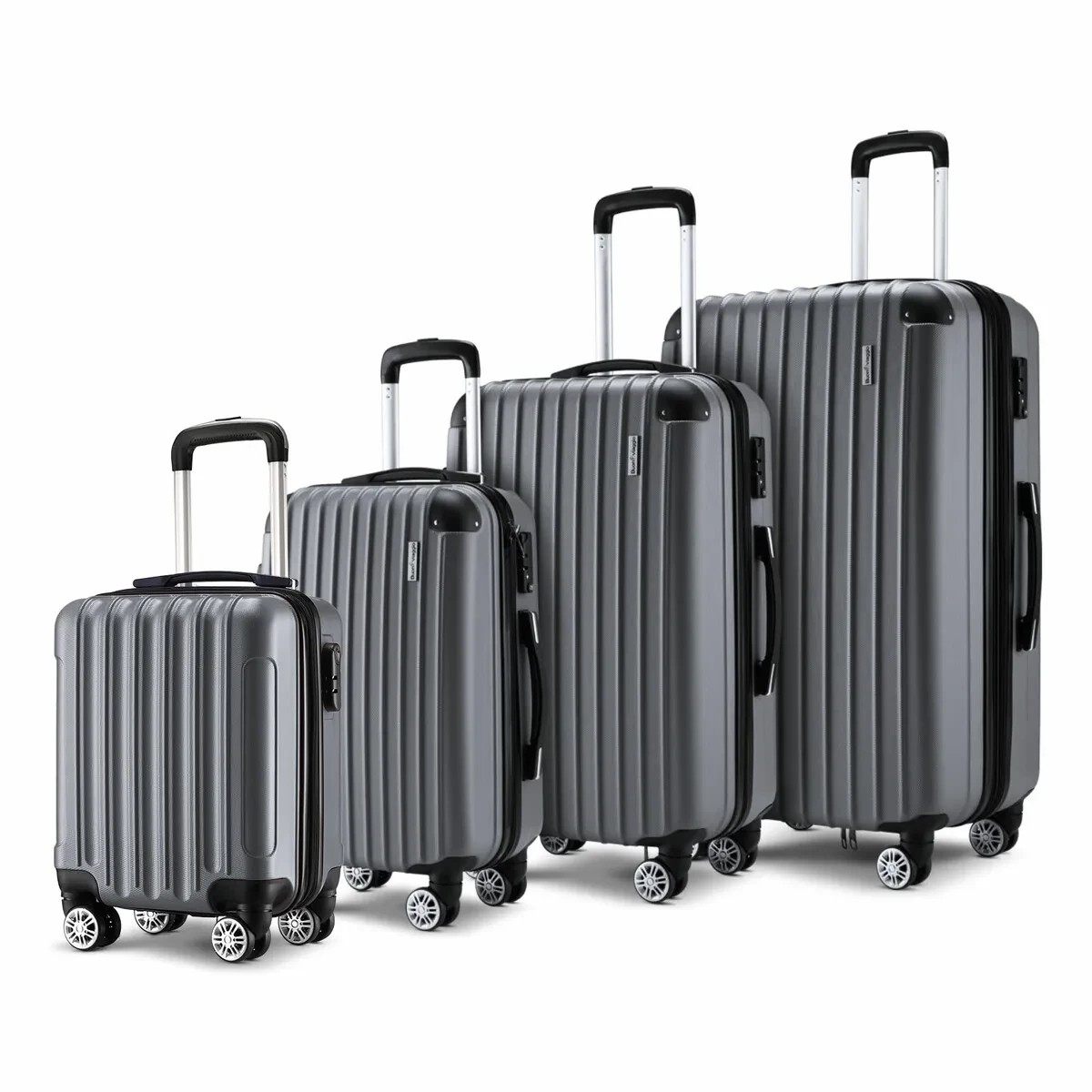 3 Buon Viaggio Luggage Travel Suitcase Set 4 Piece Carry On, 3 of 4