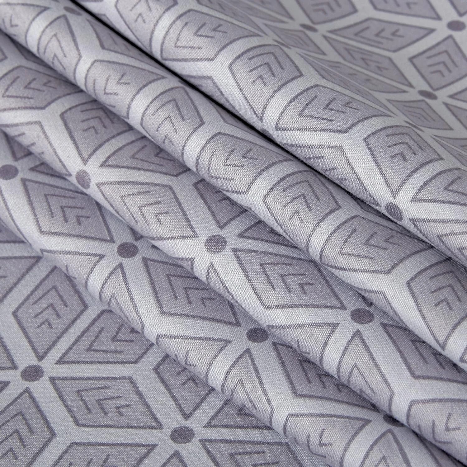6 CleverPolly Printed Microfibre Reversible Quilt Cover Set - Jay - Queen Bed, 6 of 6