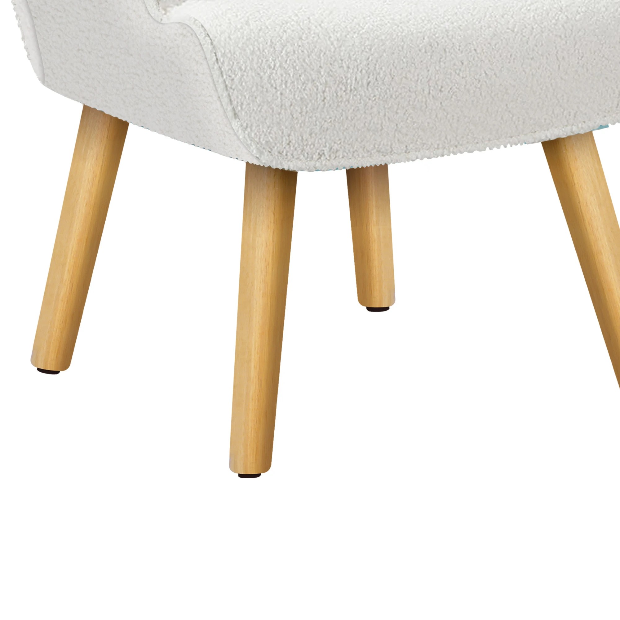 9 Alfordson Armchair Lounge Chair Featherston Replica Accent Chair Boucle - White, 9 of 10