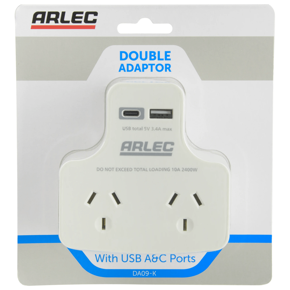 4 Arlec 2-Way Double Adaptor, 4 of 4