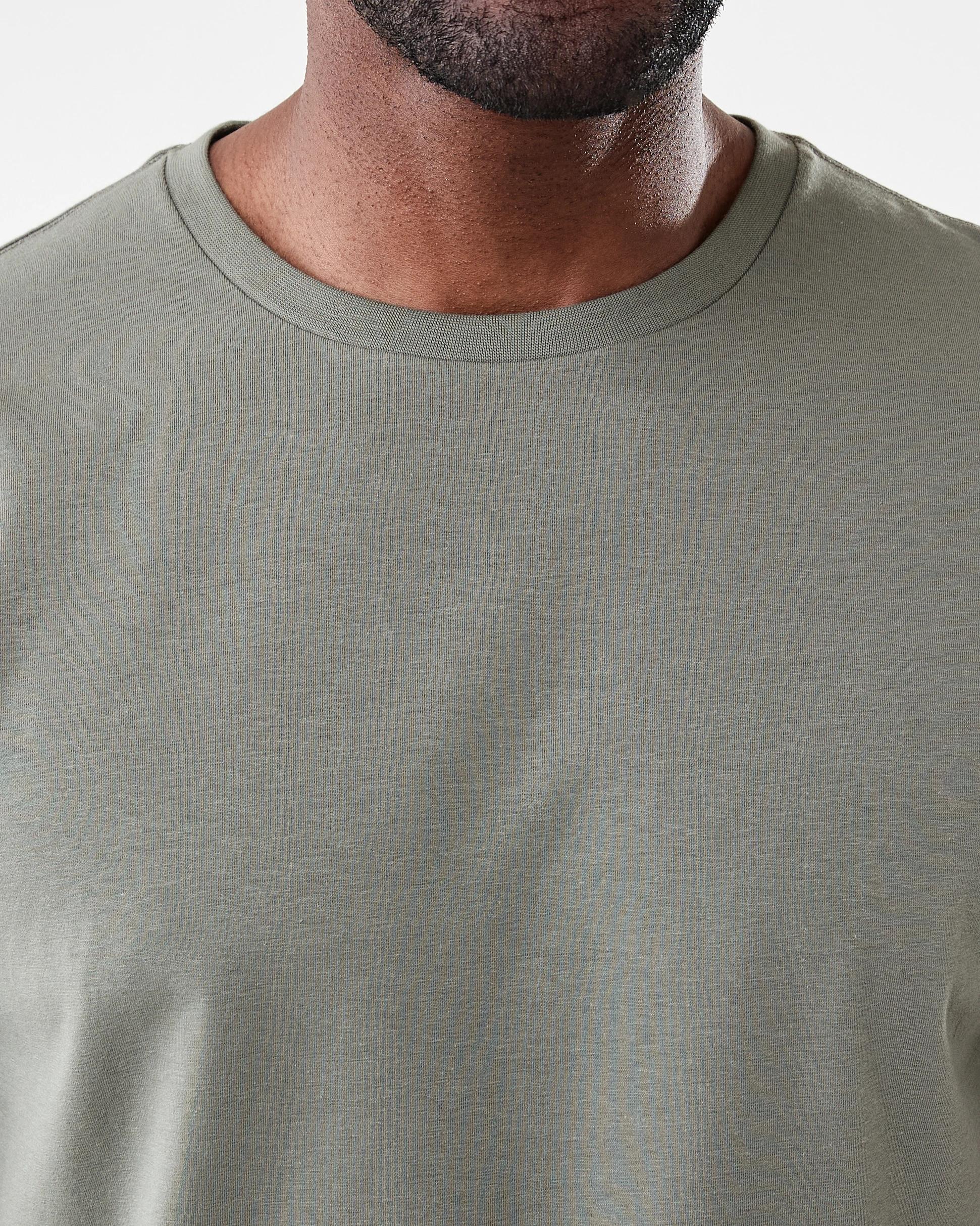 5 Cotton Elastane Sleep Top Grn Moss, 5 of 6