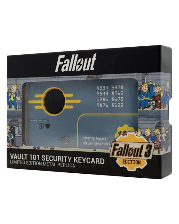Fanattik Fallout 3 Limited Edition Vault 101 Security Keycard Replica