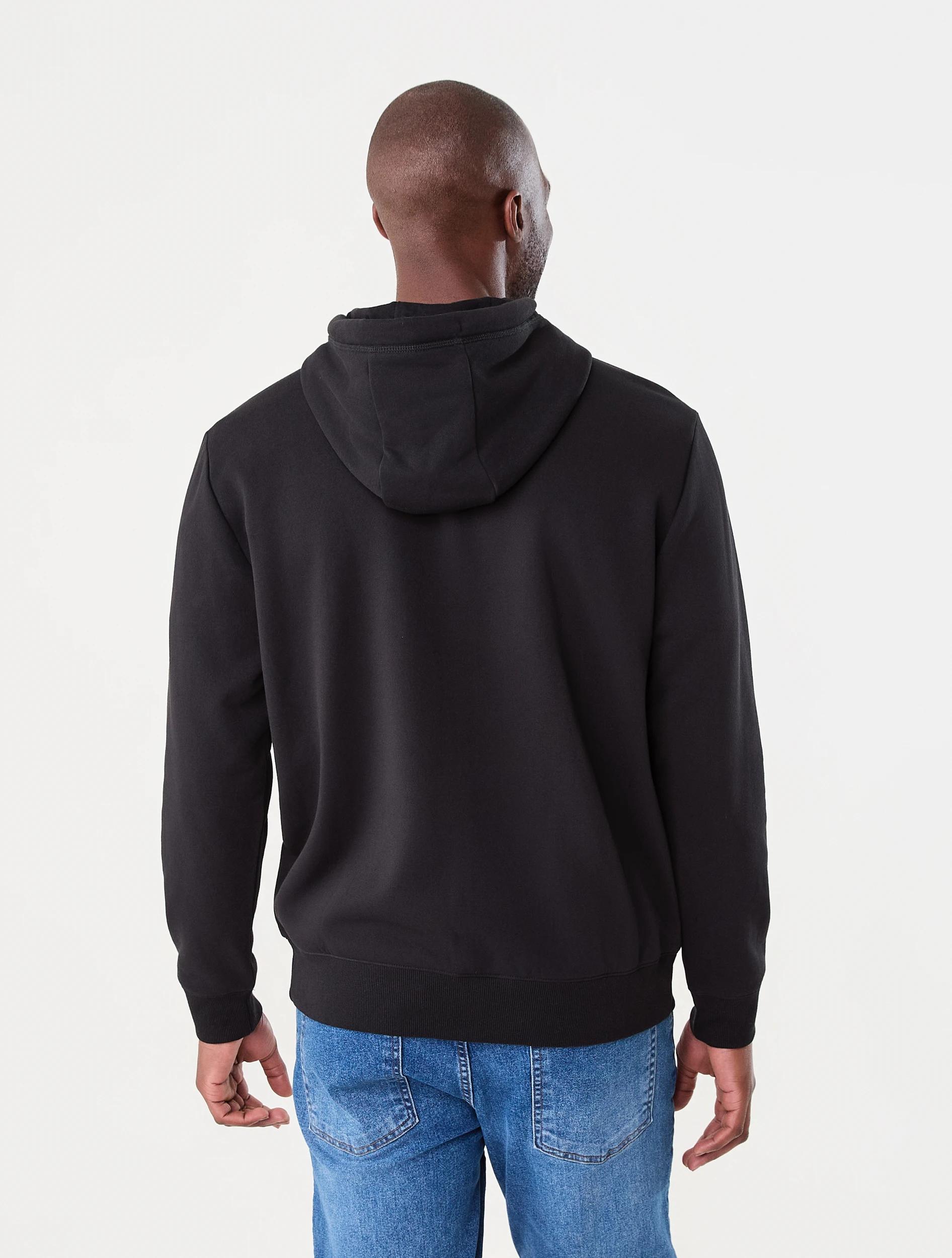 4 Zip Through Hoodie Black, 4 of 7