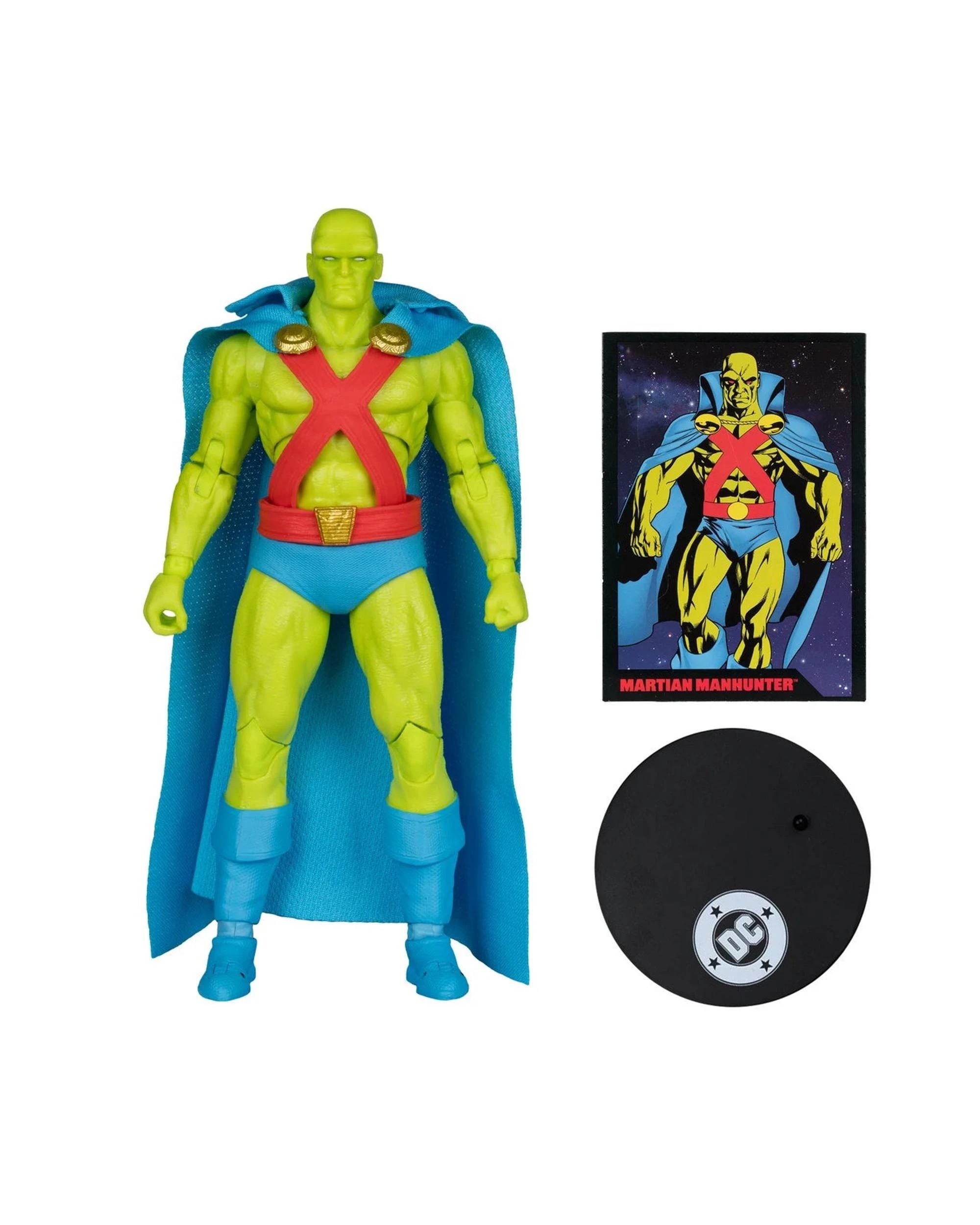 2 DC Direct Page Punchers Justice League #77 Martian Manhunter 7 inch Figure with Comic, 2 of 8