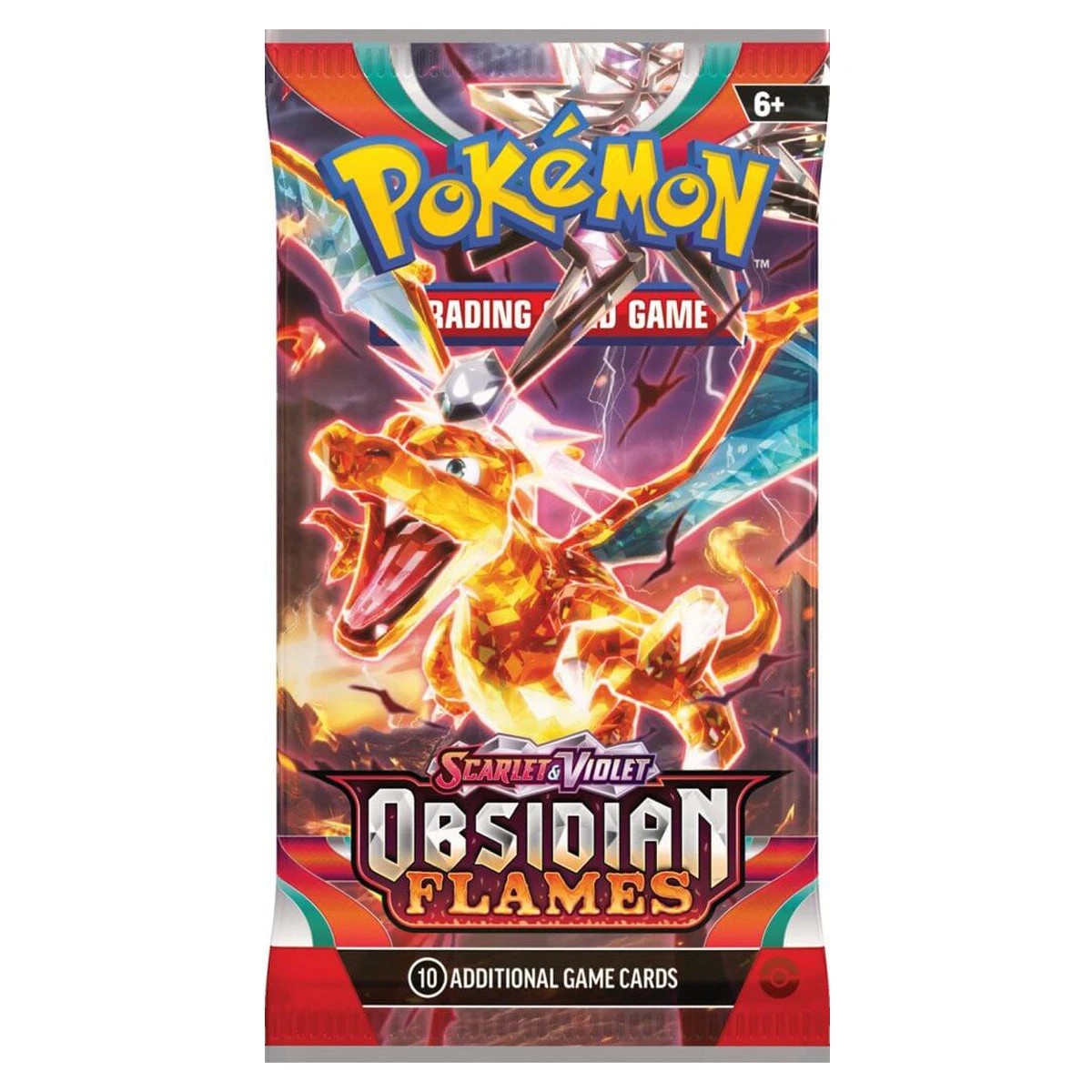 1 Pokemon Tcg Scarlet & Violet Obsidian Flames Single Booster Pack, 1 of 4