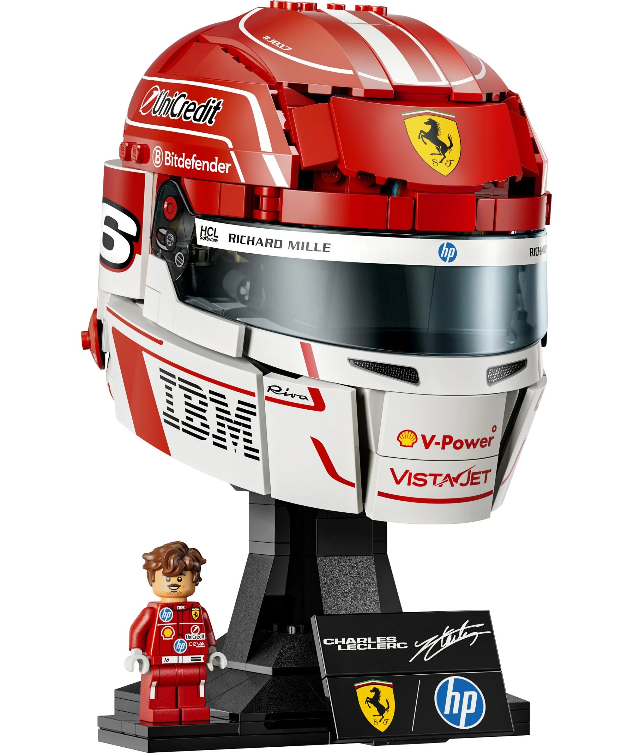 2 LEGO Editions Formula 1 Scuderia Ferrari HP Charles Leclerc Helmet 43014, 2 of 10