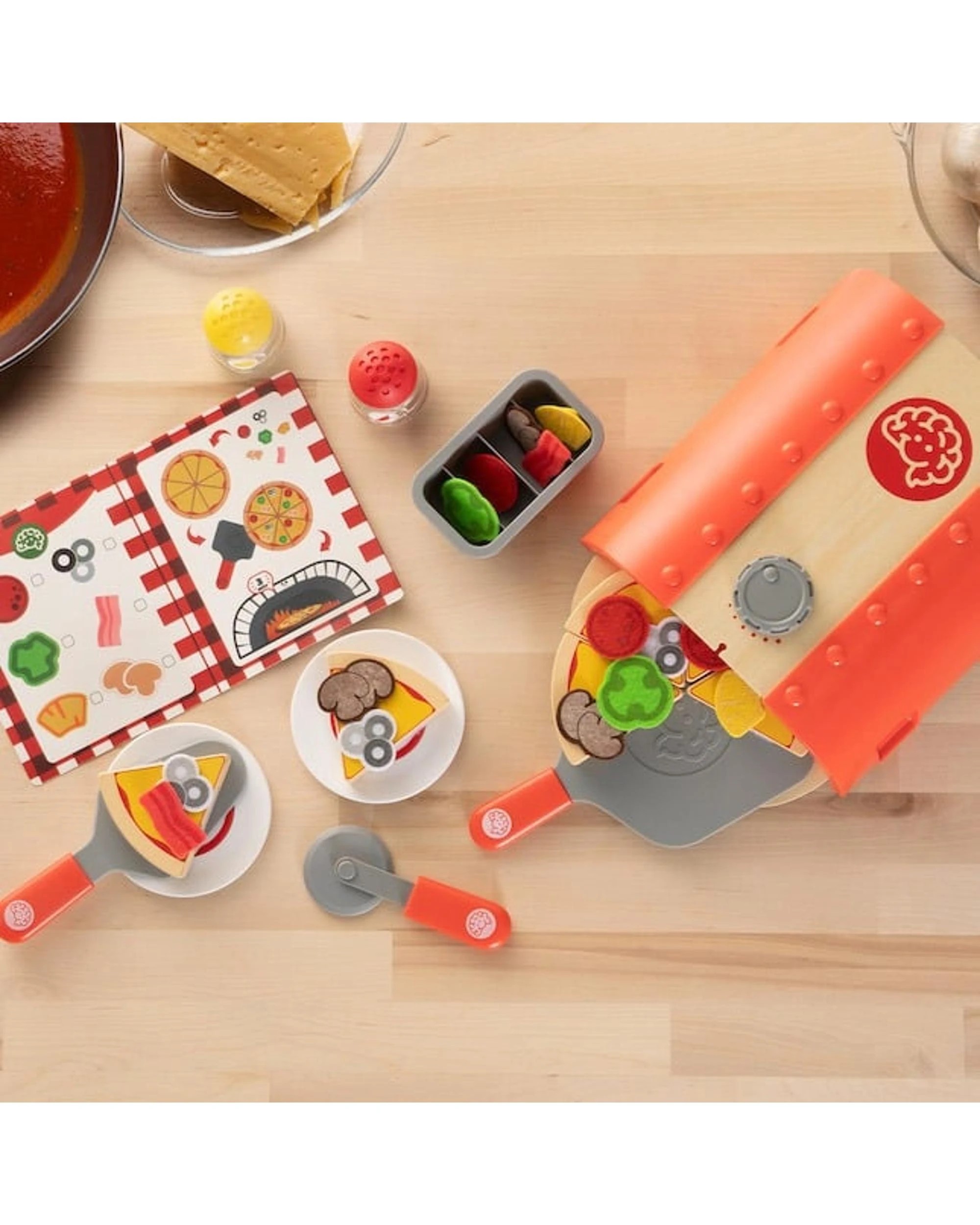 4 Fat Brain Toy Co Pretendables Pizza Set, 4 of 6