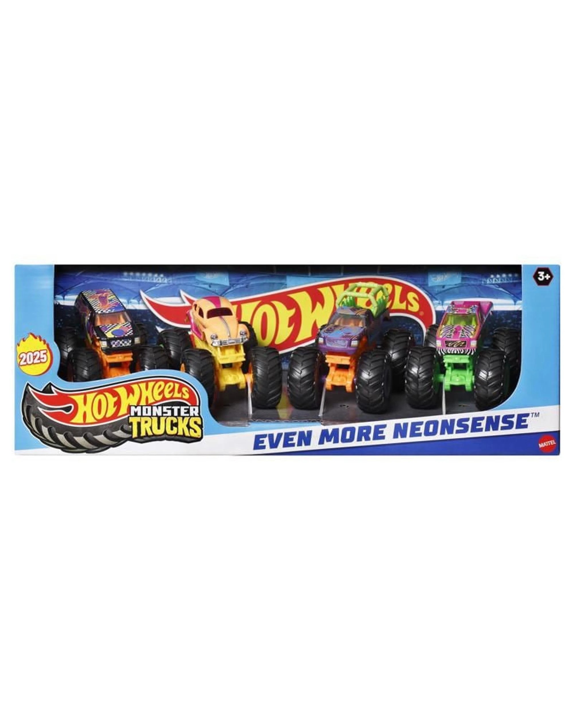 1 Hot Wheels Monster Trucks Even More Neonsense 4-Pack, 1 of 1