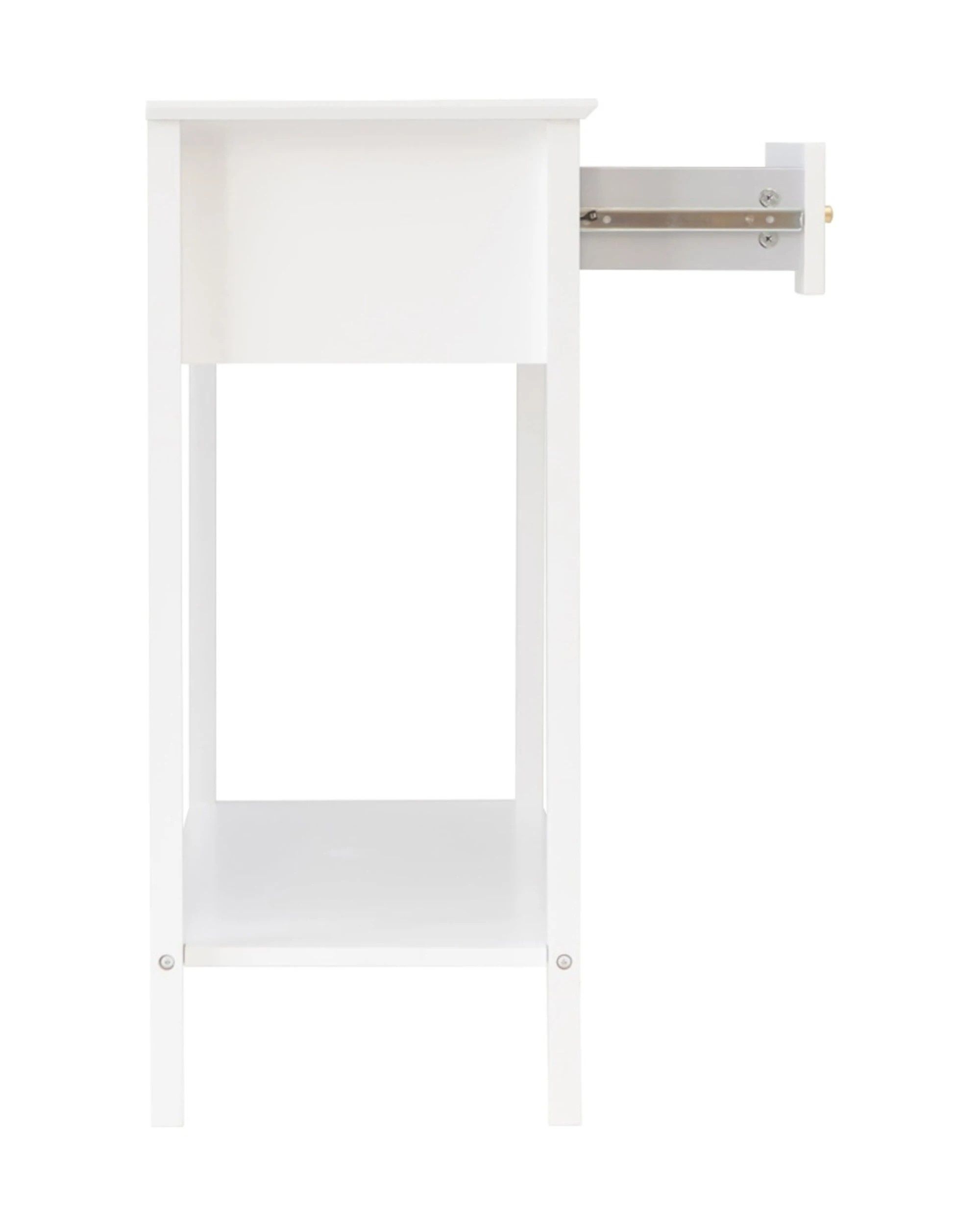 7 Alpine Bay Zara Fluted Console Table 100cm - White, 7 of 9