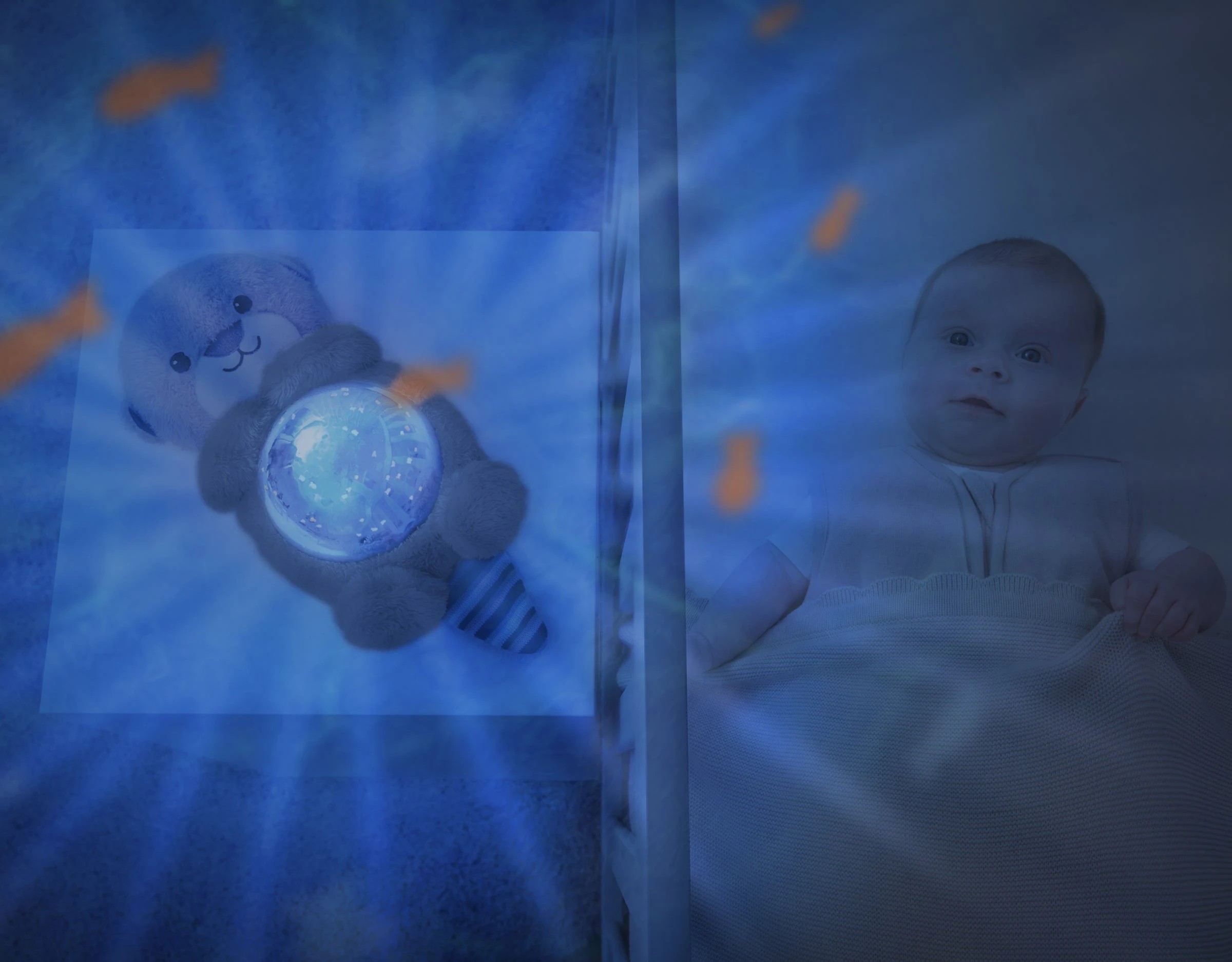 5 ZAZU Bedtime Projector - Otto The Otter With Ocean Projections, 5 of 6