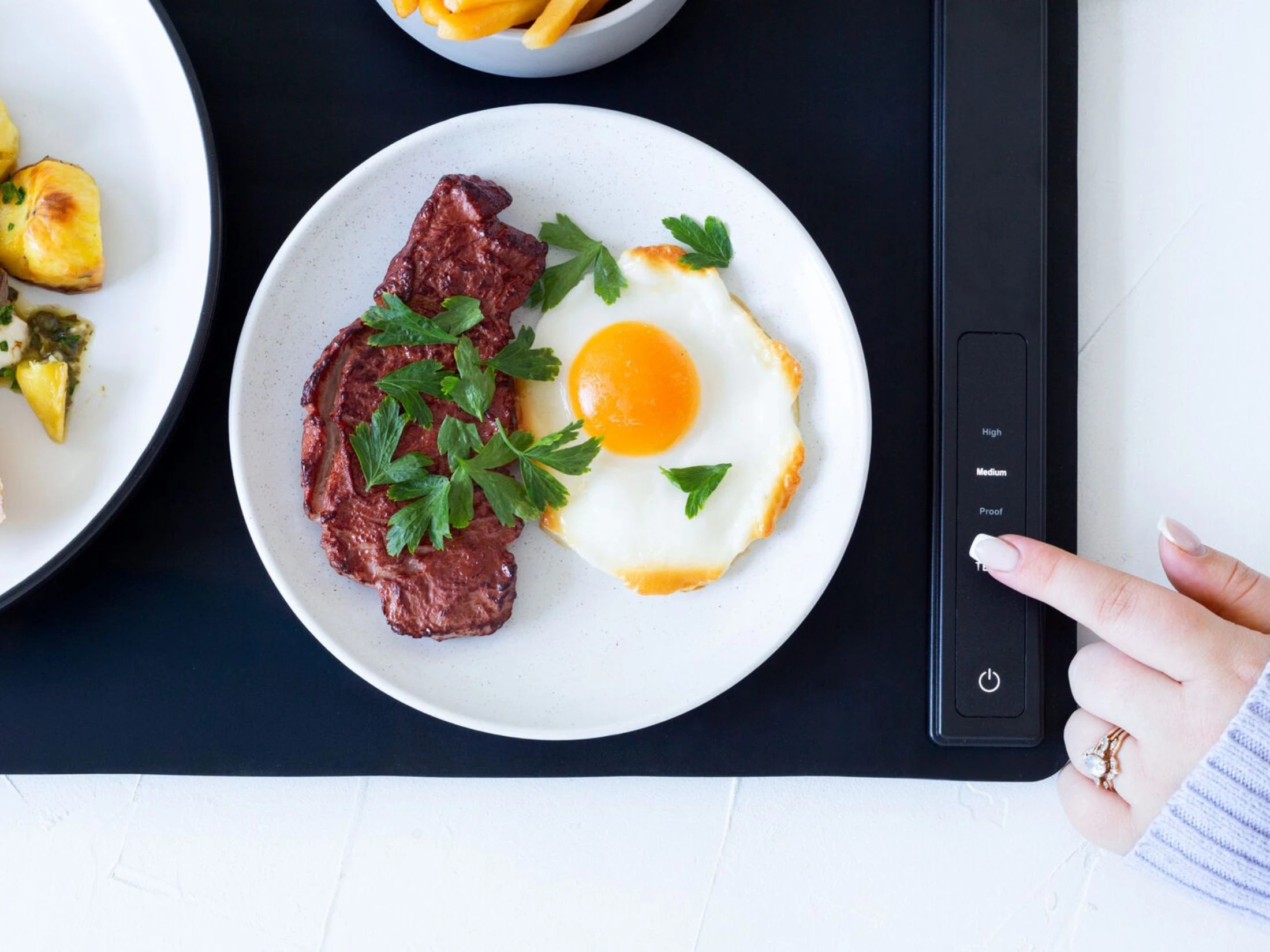 2 Healthy Choice Electric Warming Mat, 3-Level Adjustable, Portable & Rollable, 2 of 5