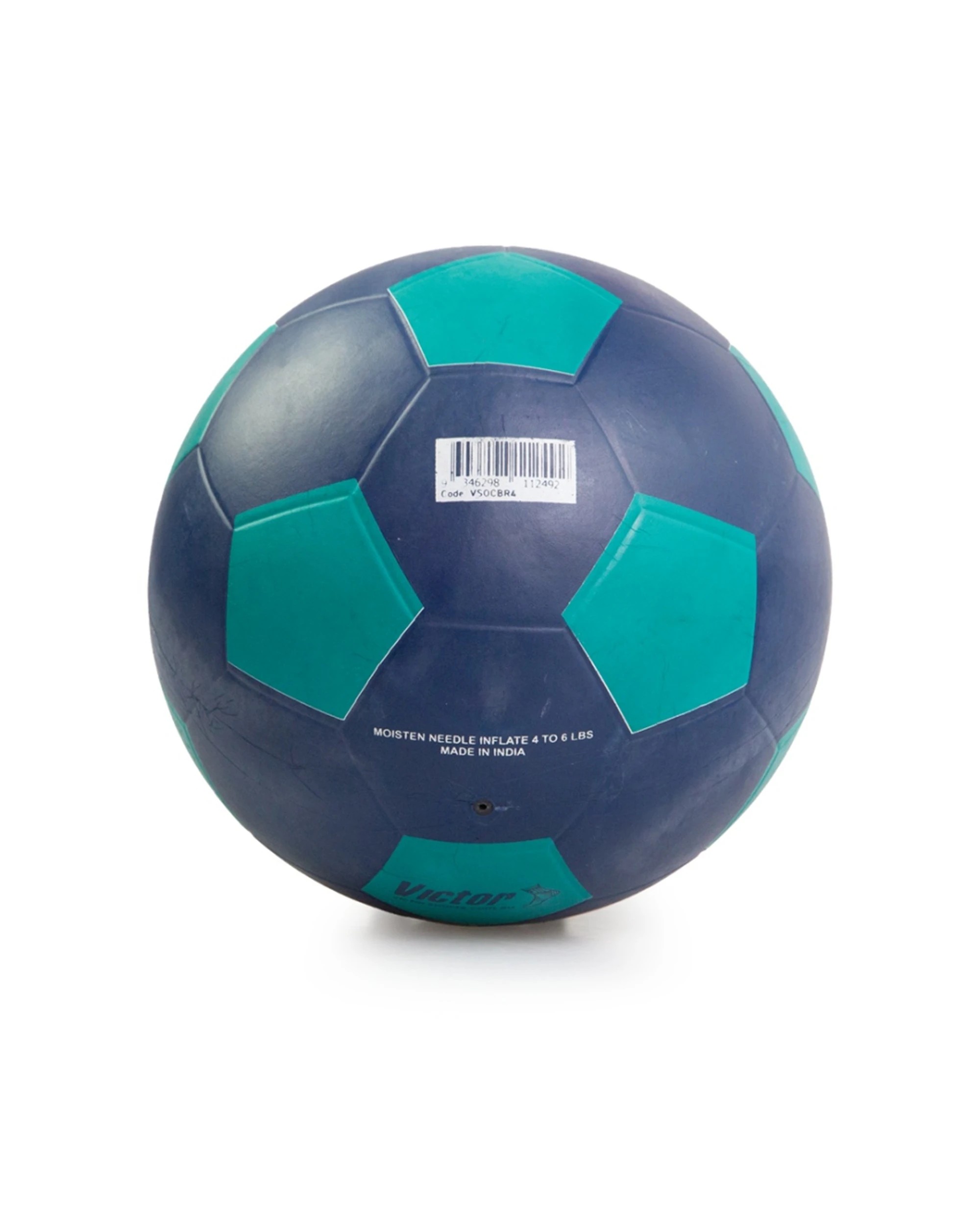 3 Victor Sports Soccer Ball Rubber Durable Training Size 4 - Multi, 3 of 3