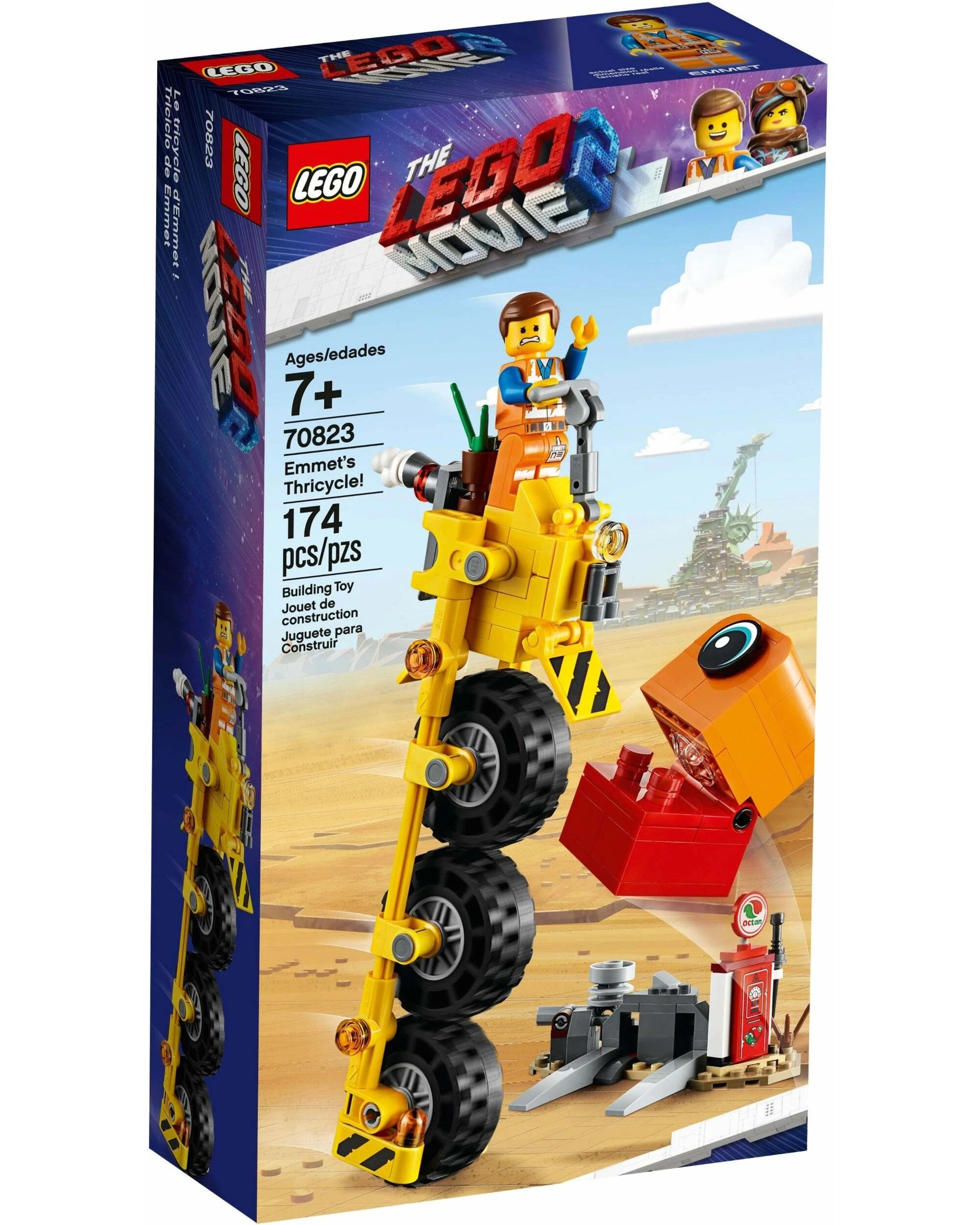 1 LEGO Movie 2 Emmet's Thricycle 70823 - Retired, 1 of 1