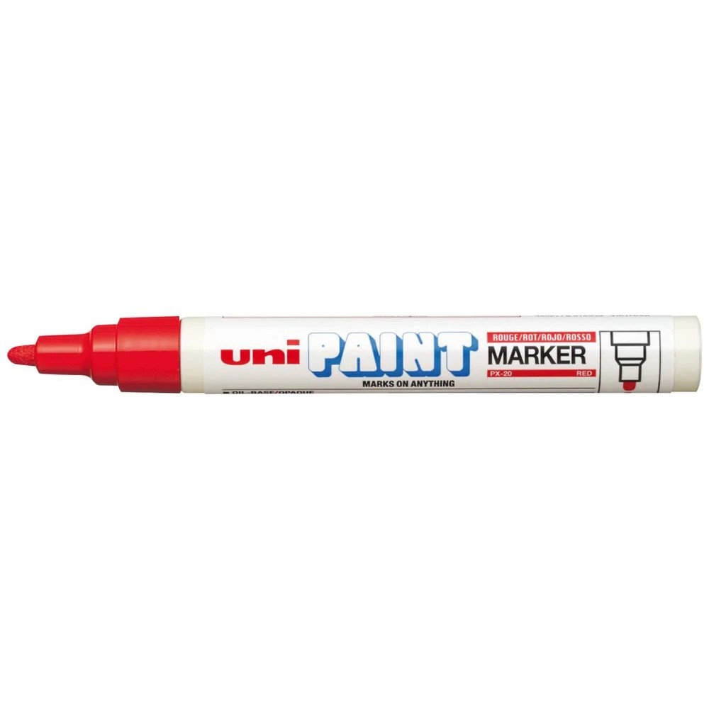 1 Uni PX-20 Paint Marker Red, 1 of 2