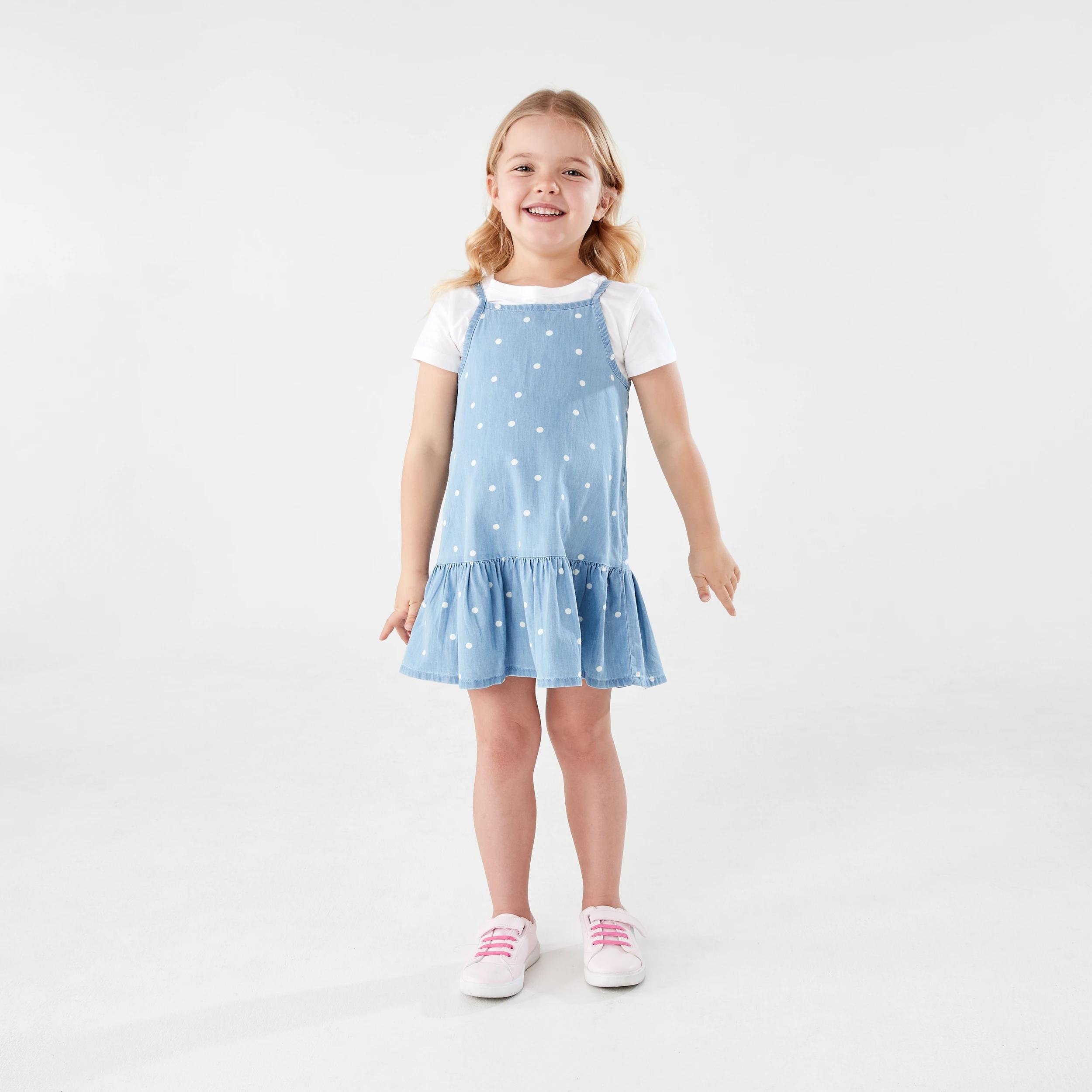 6 2 Piece Chambray Dress Set DOTTED SPACE, 6 of 7