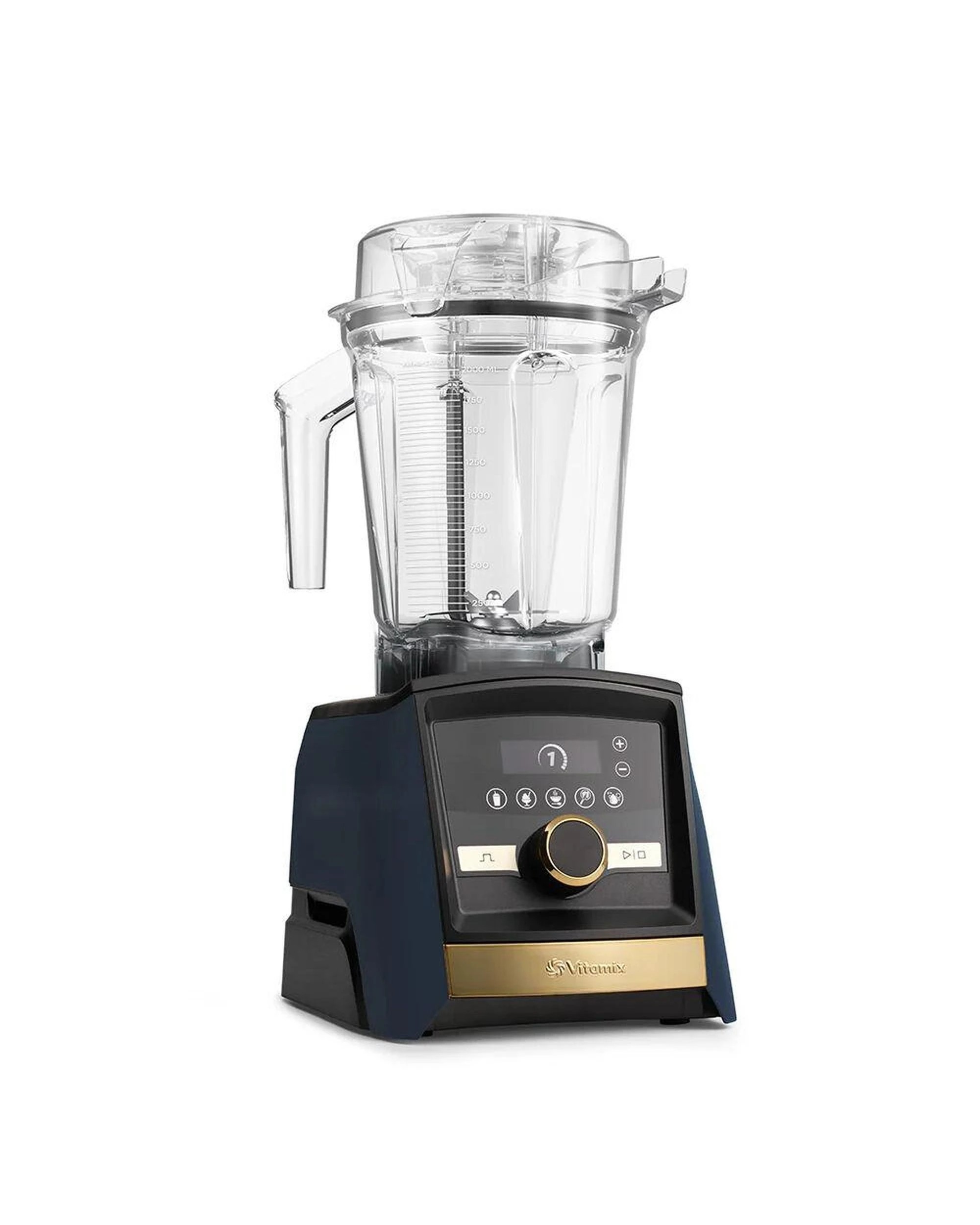 2 Vitamix A3500i Ascent Series Smart Blender Navy With Gold Trim, 2 of 3