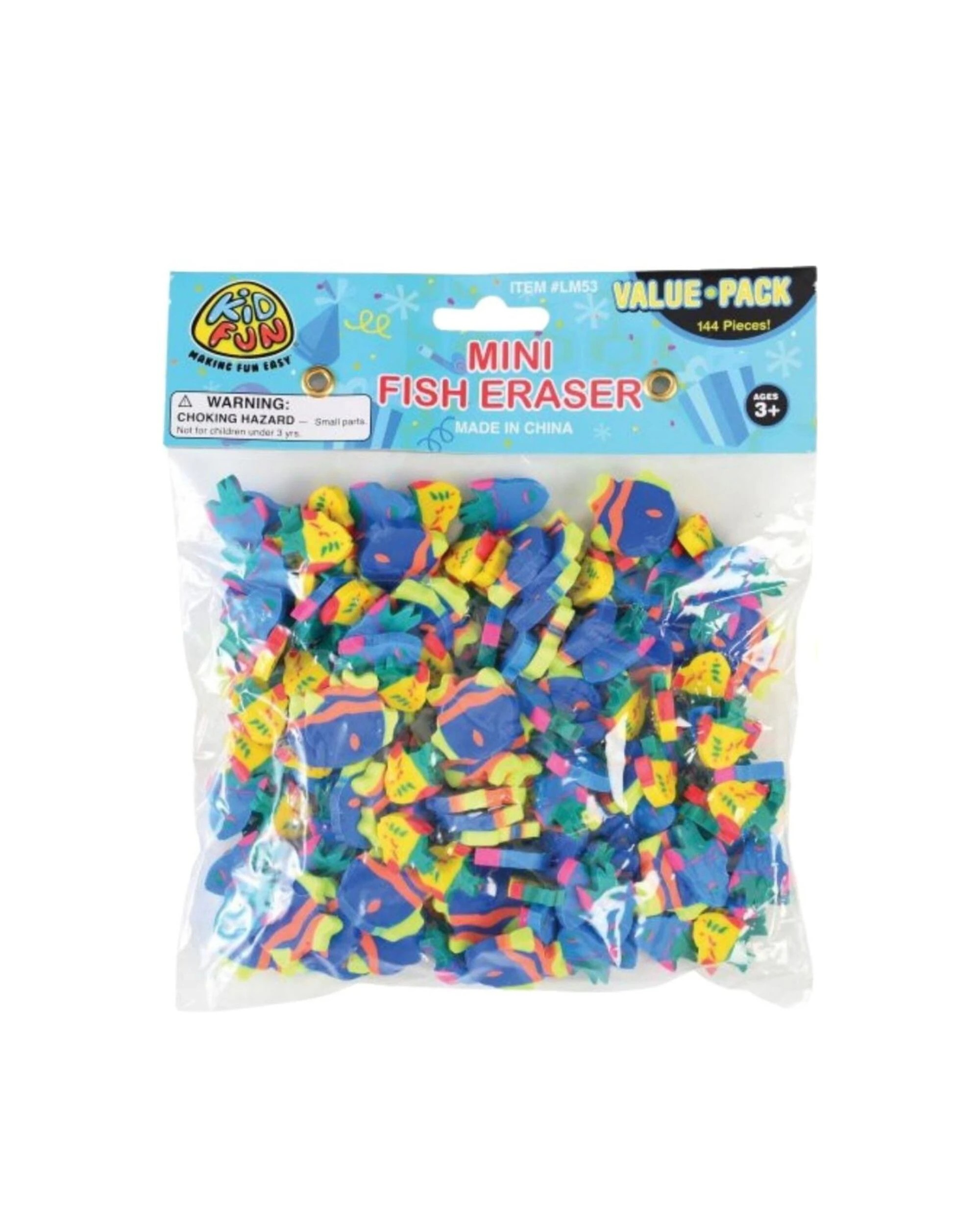 2 US Toy Mini Tropical Fish Erasers Bulk Pack of 144Multi - Multi, 2 of 2