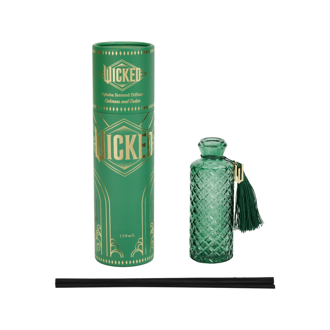 2 Wicked Elphaba Scented Diffuser - Oakmoss & Cedar Fragrance 150ml, 2 of 6