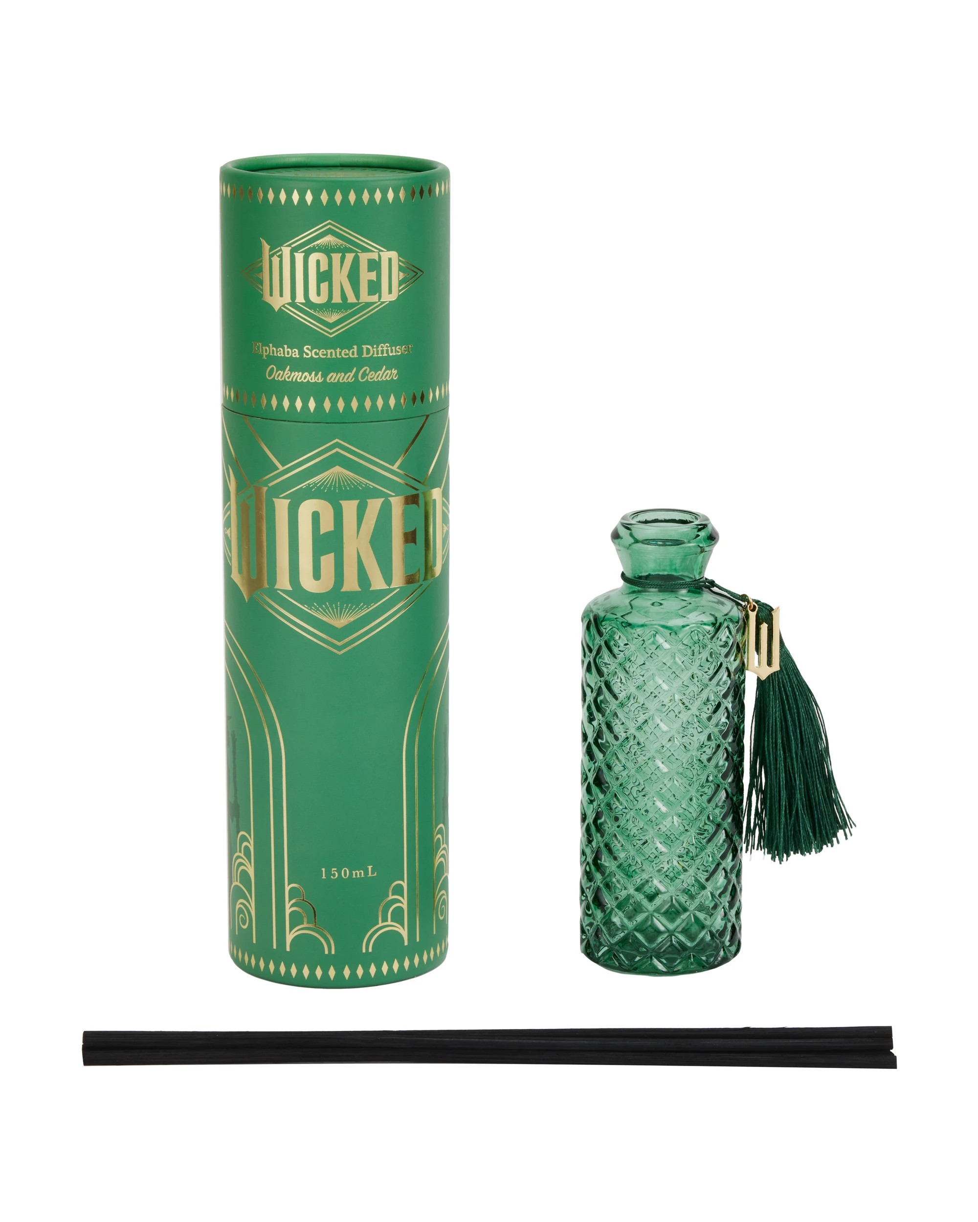 2 Wicked Elphaba Scented Diffuser - Oakmoss & Cedar Fragrance 150ml, 2 of 6
