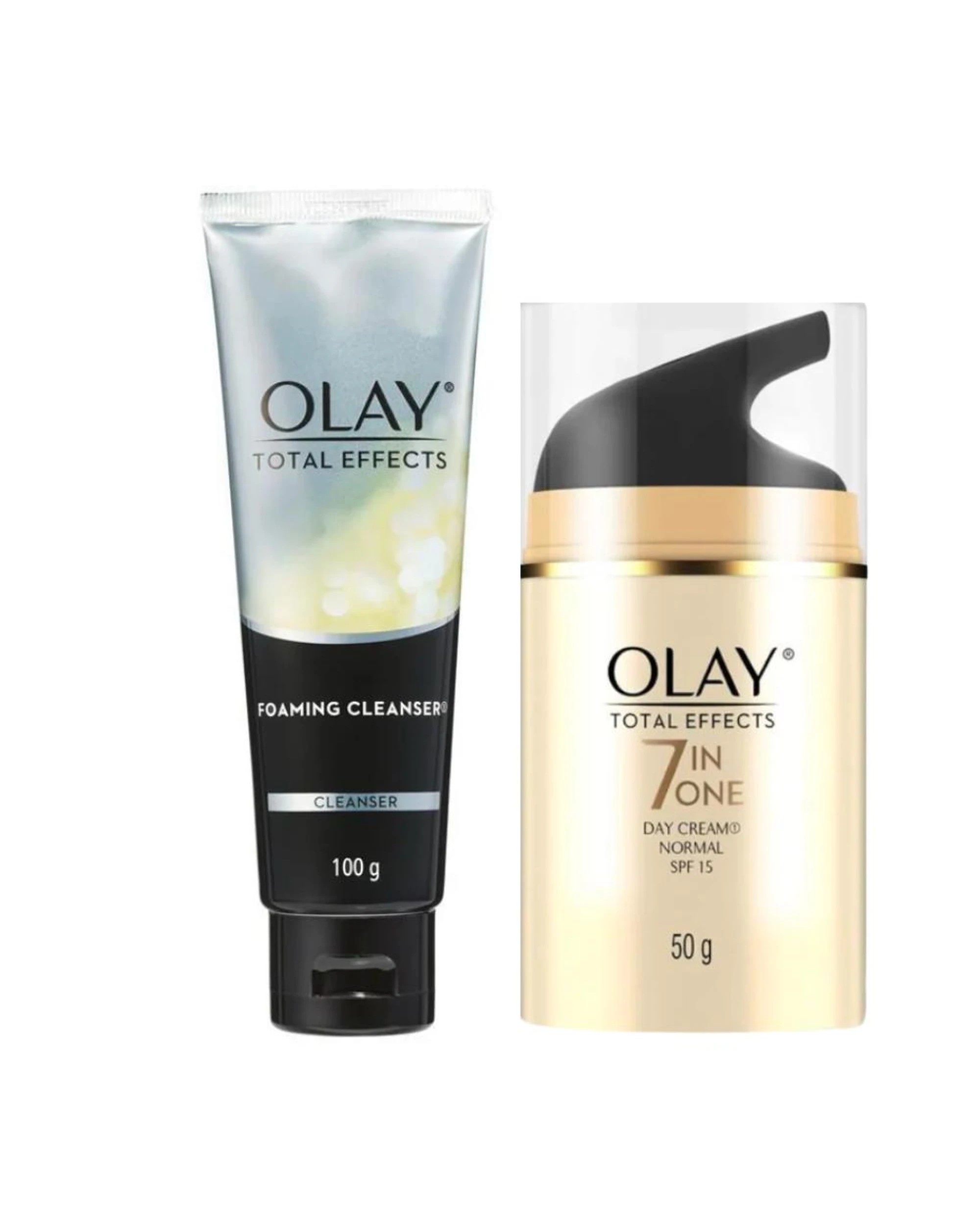1 Olay Total Effects 7-in-1 Foaming Face Cleanser & Day Cream SPF15 Duo, 1 of 7