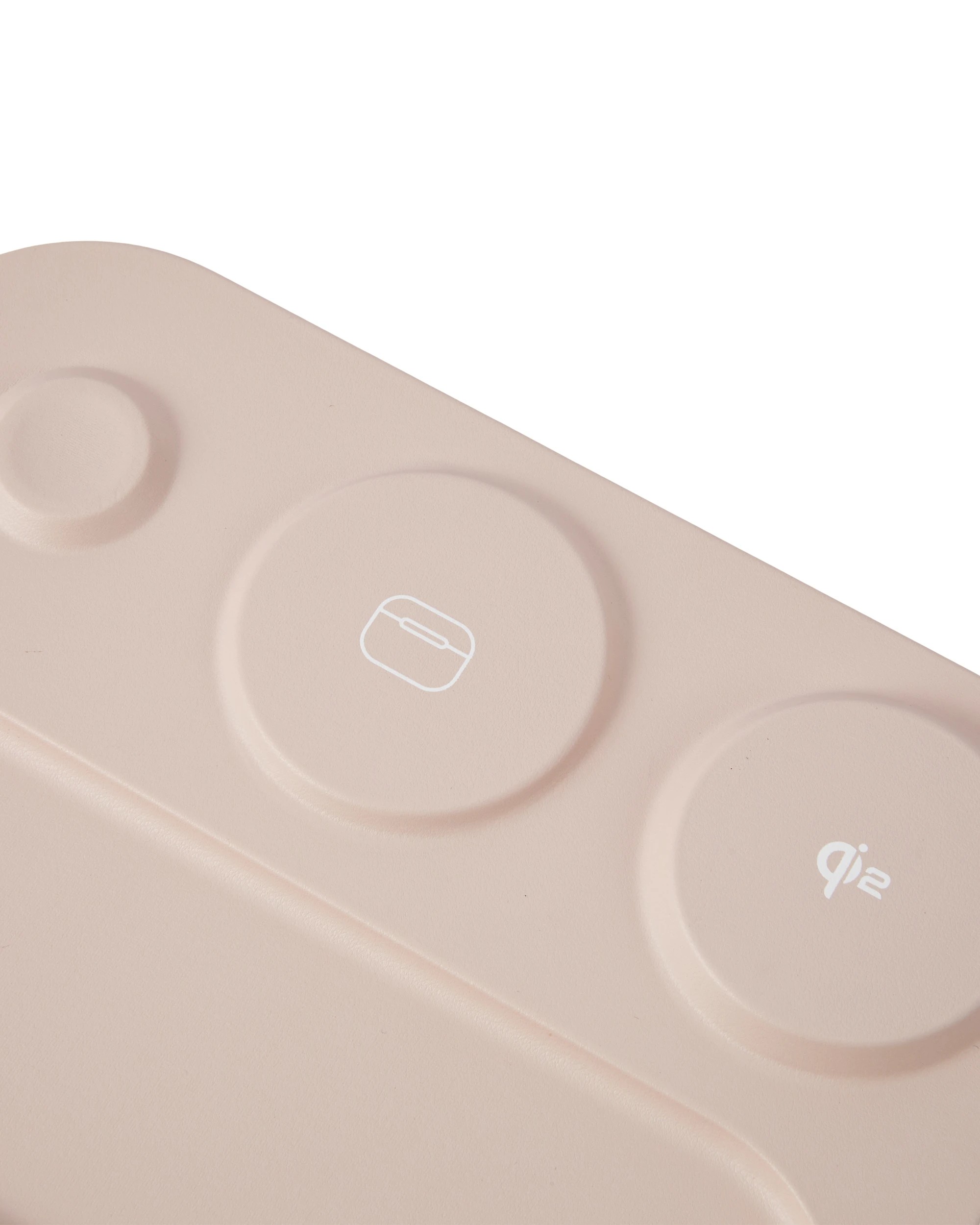 4 3-in-1 Wireless Charger Tray - Beige, 4 of 9
