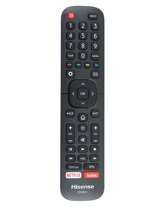 Hisense Genuine TV Remote Control T178581 EN2B27 - Black