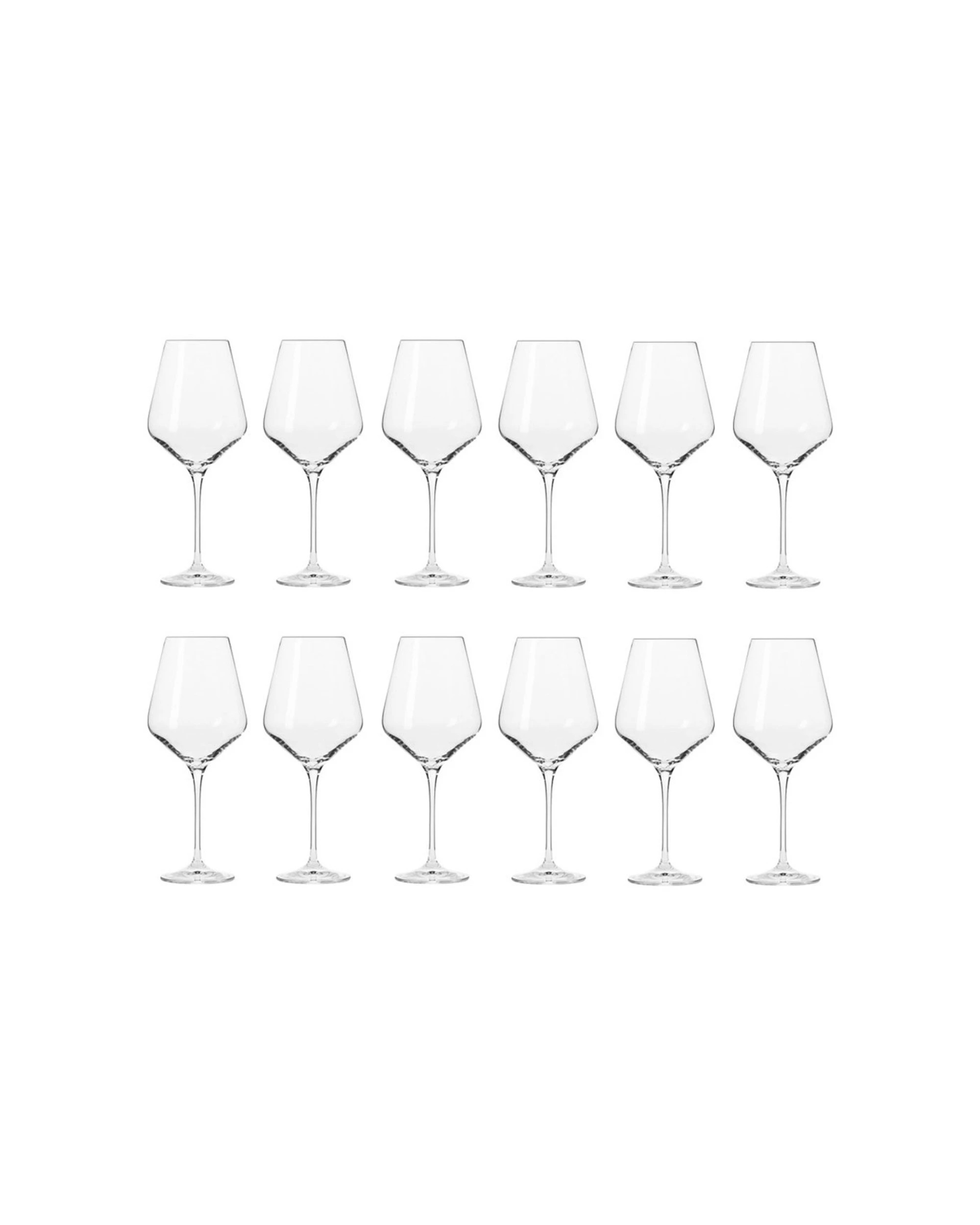1 Krosno 12pc Avant-Grade Red Wine Glass Set 490ml Crystalline Glass Gift Box - Clear, 1 of 1