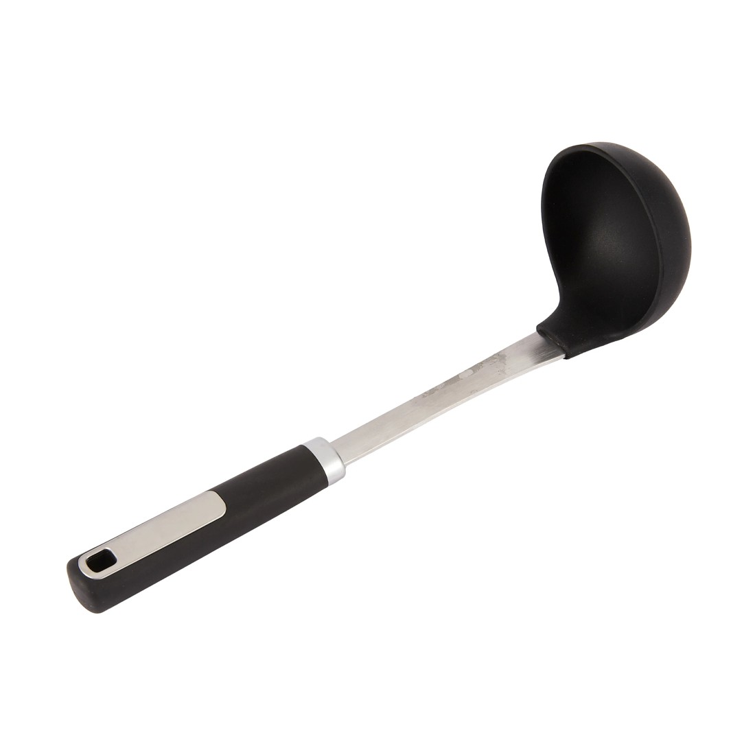 4 Silicone and Stainless Steel Ladle with Soft Touch Handle, 4 of 5