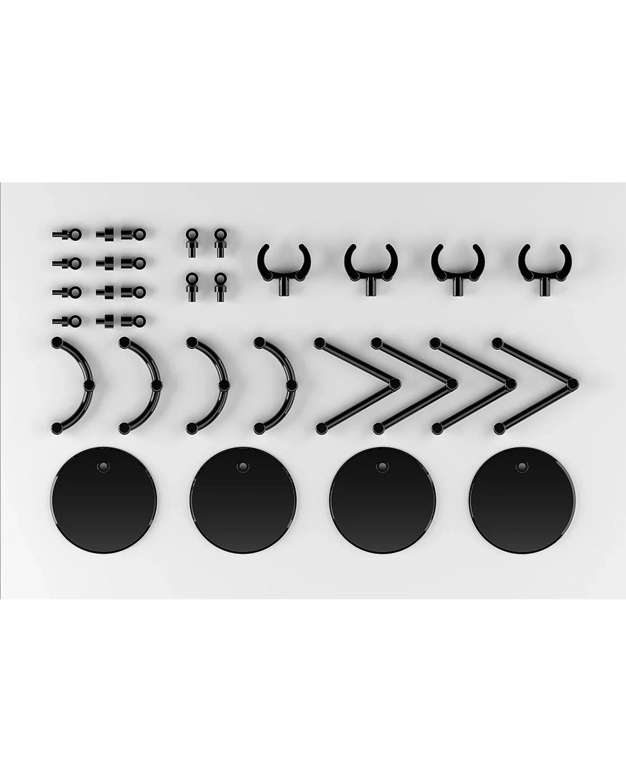 7 Good Smile The Simple Stand Mini Black for Small and Chibi Figures 4 Pack, 7 of 8