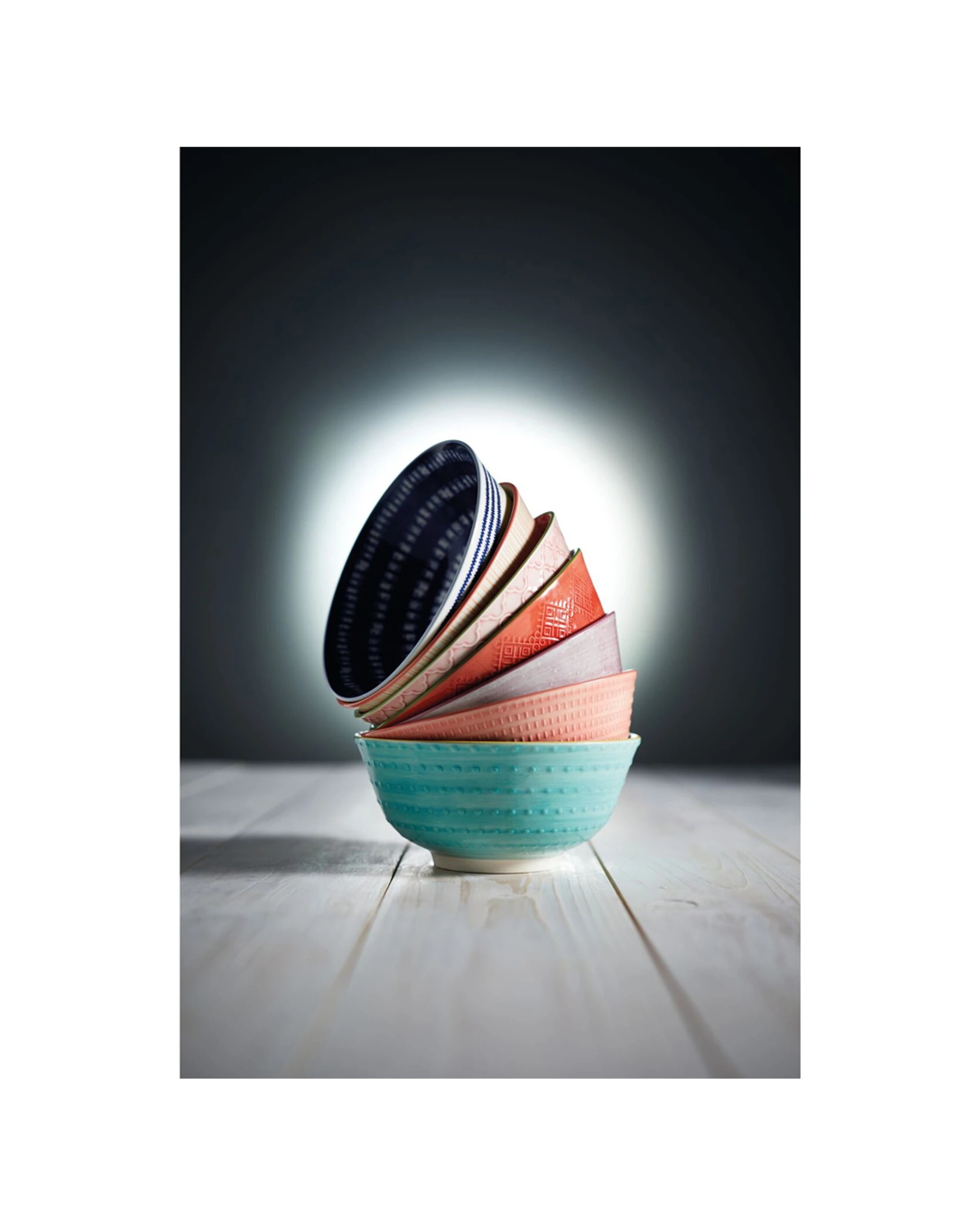 6 Mikasa 4pc Does It All Kitchen Glazed Bowl 15.7cm Durable Microwave Dishwasher Safe - Multi, 6 of 8