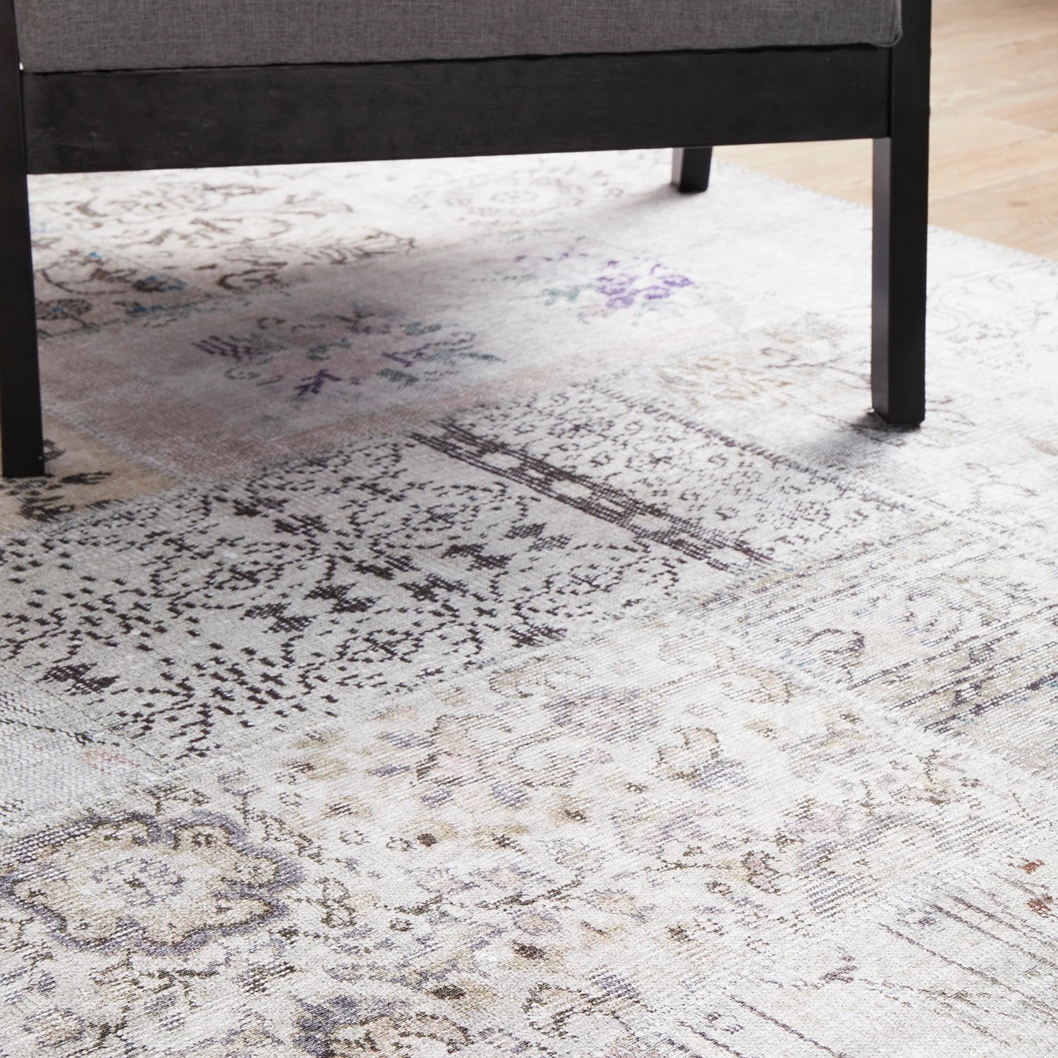 7 Common Ground Rugs Bazaar 189 280x190cm - Large Floor Rug - Grey, 7 of 9