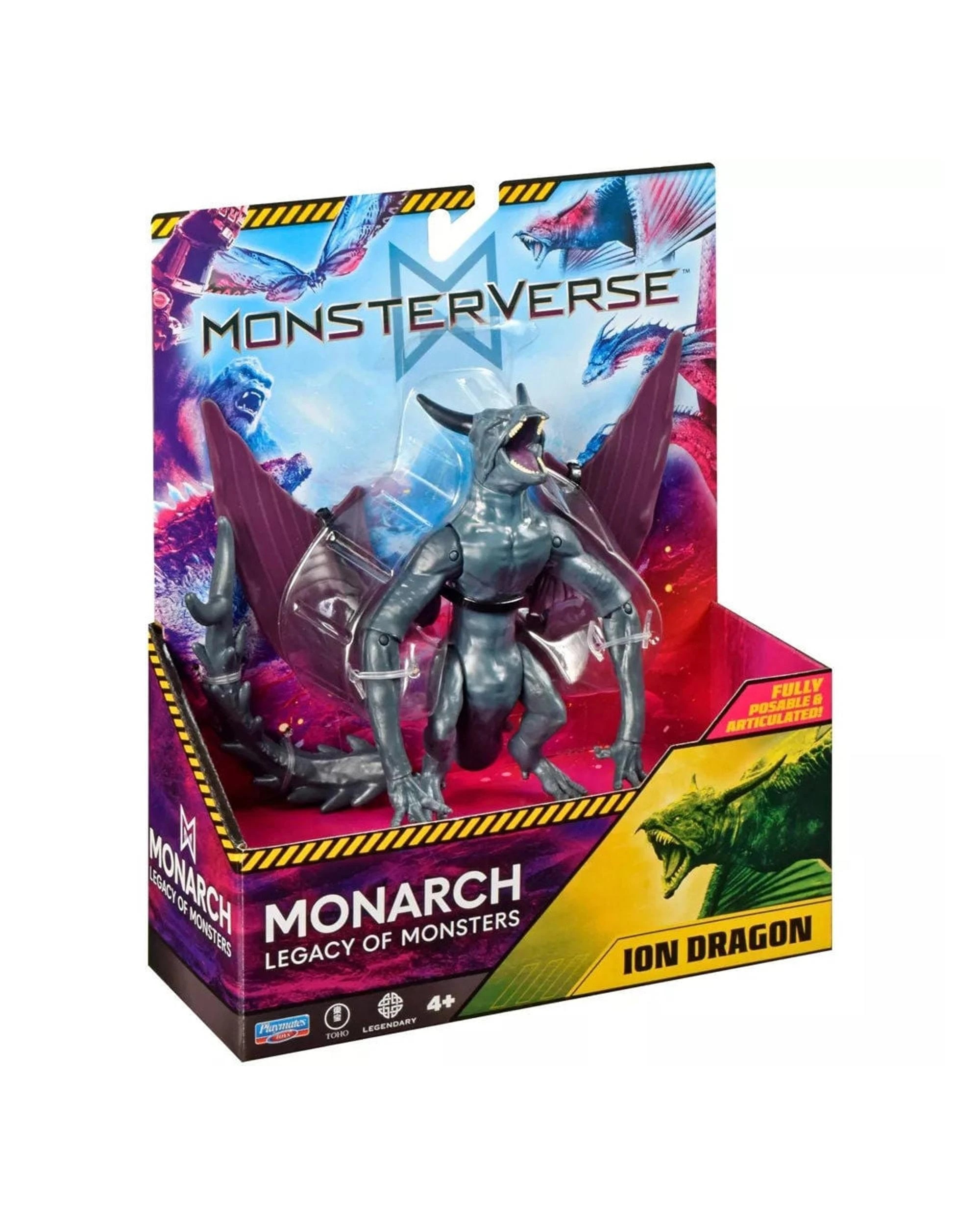 2 MonsterVerse Monarch Legacy of Monsters Ion Dragon 6 inch Action Figure, 2 of 5