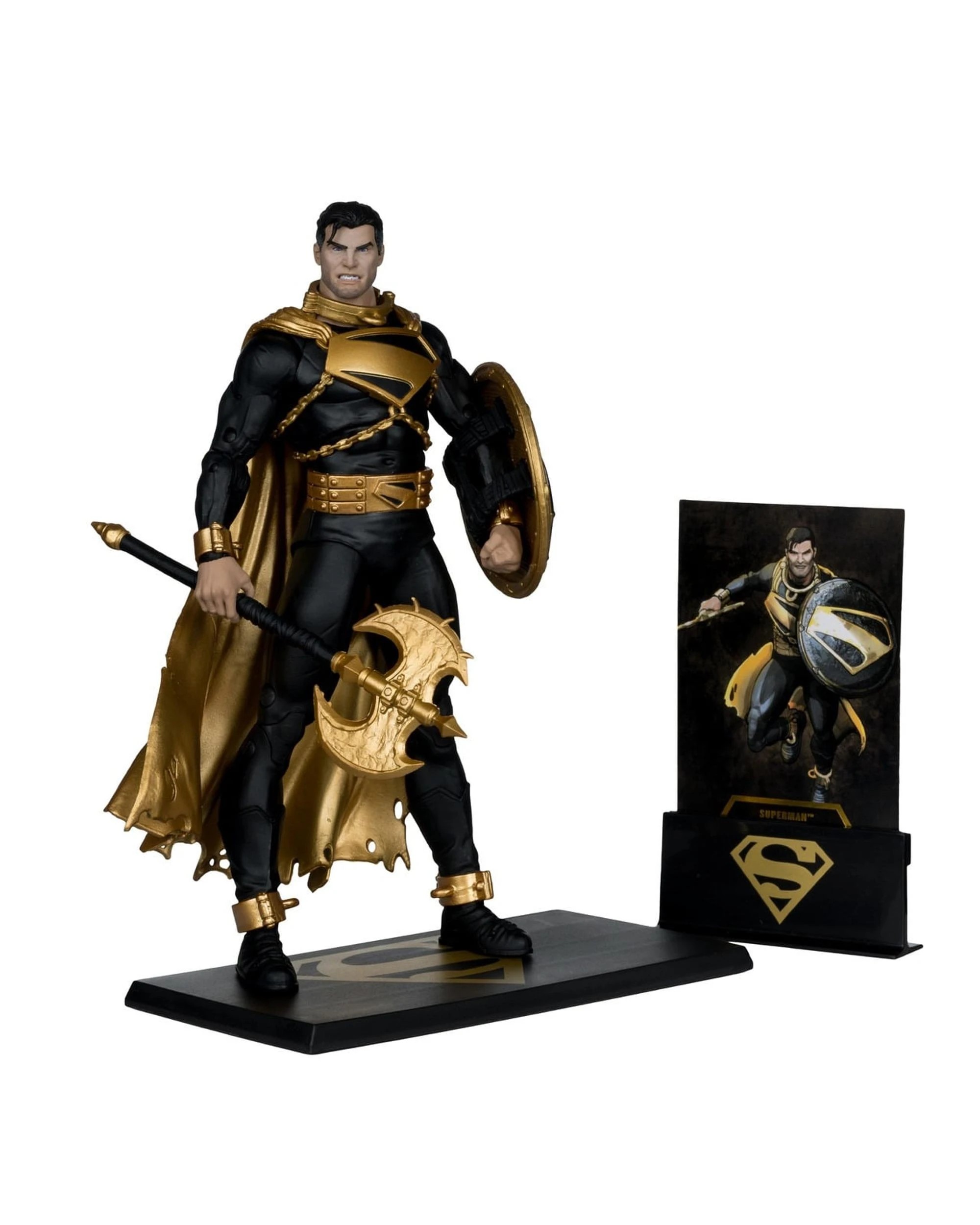 6 DC Multiverse Gold Label Superman Future State Knightmare Edition Superman Limited Edition 7 inch Action Figure, 6 of 10