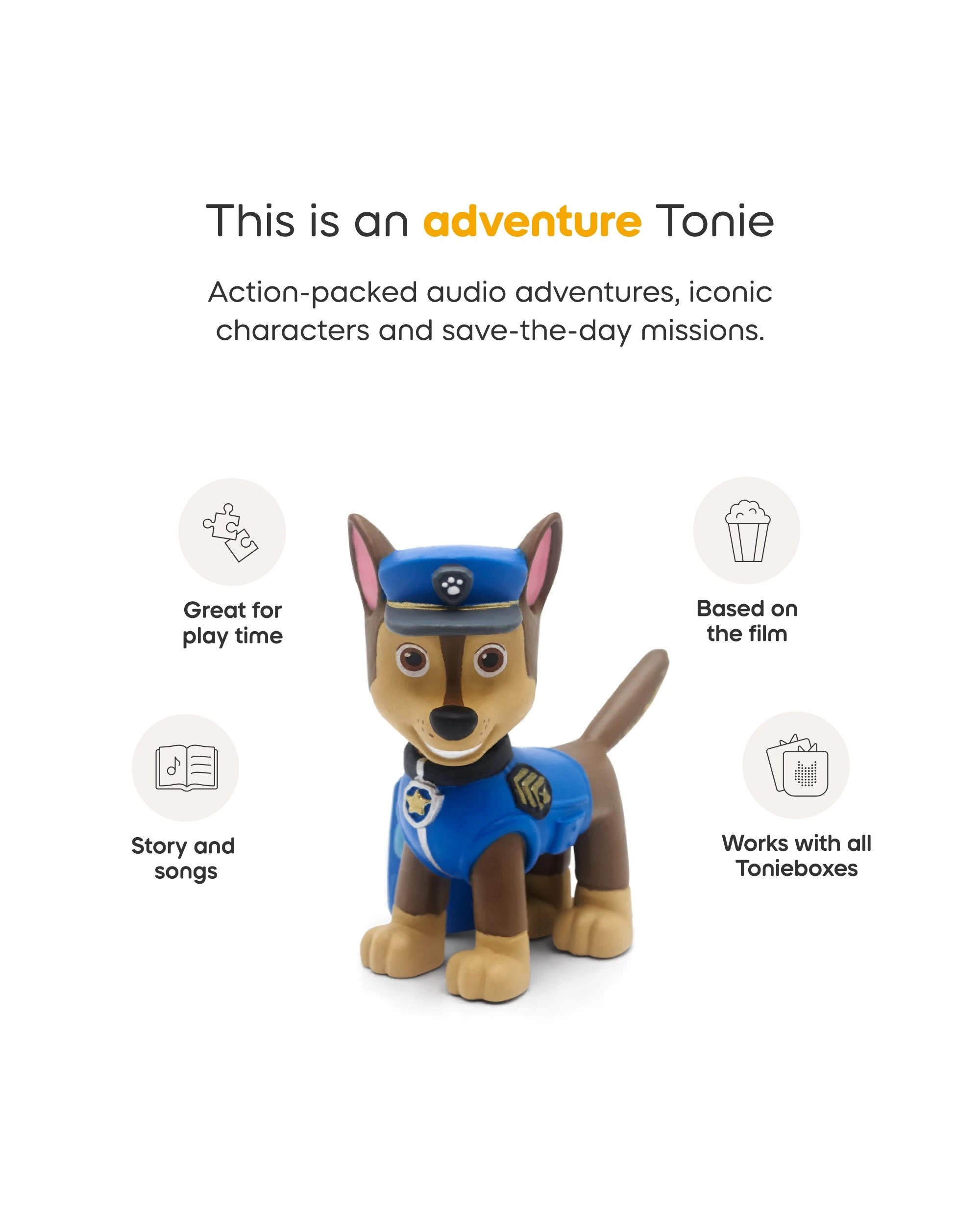 8 Tonies - Paw Patrol Toniebox 2 Full Play Set - Moon Grey
 - Multi, 8 of 10