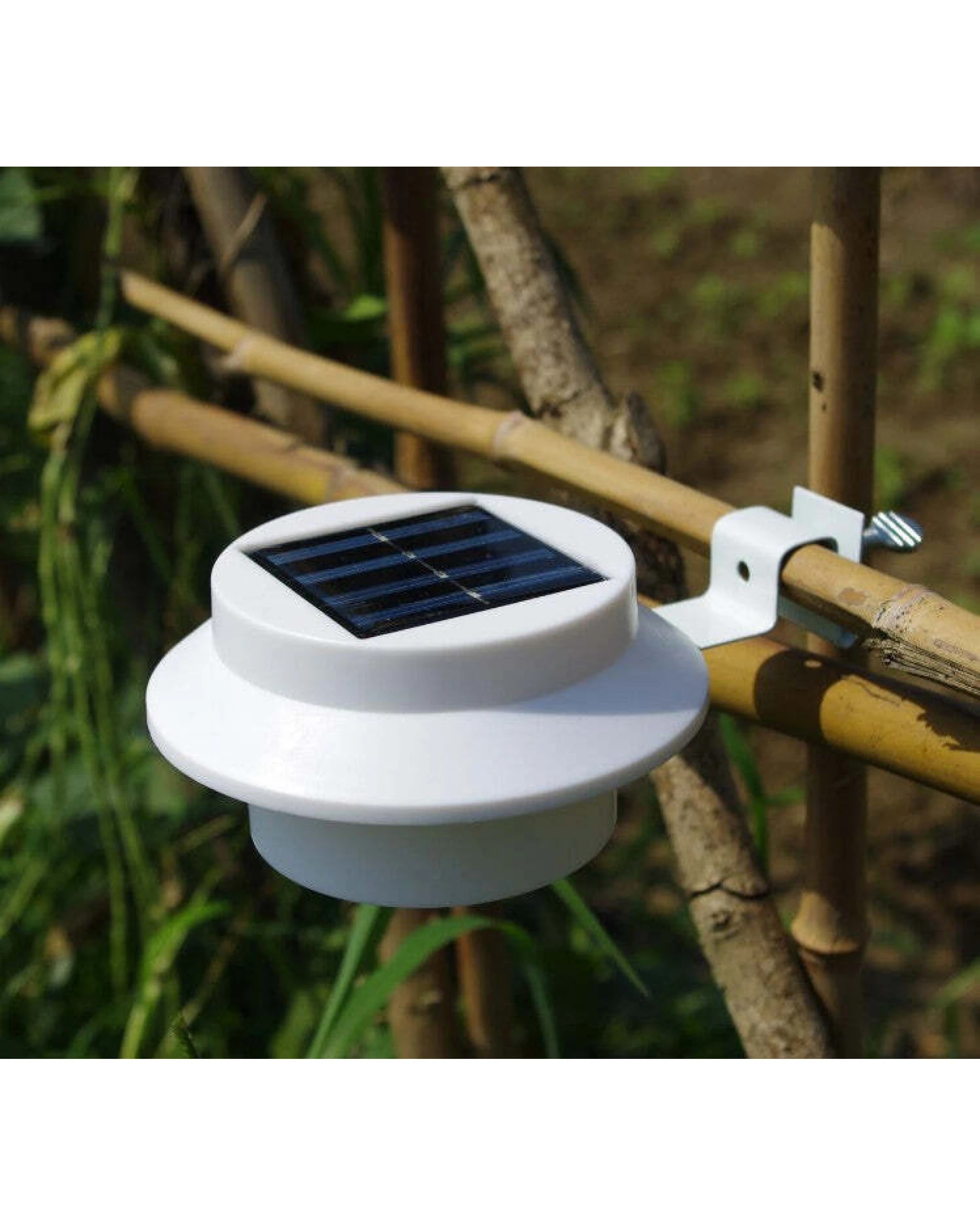 3 Lenoxx Solar Multipurpose Light (1-Piece, White) w/ Screw & Mount, Energy-Saving, 3 of 4