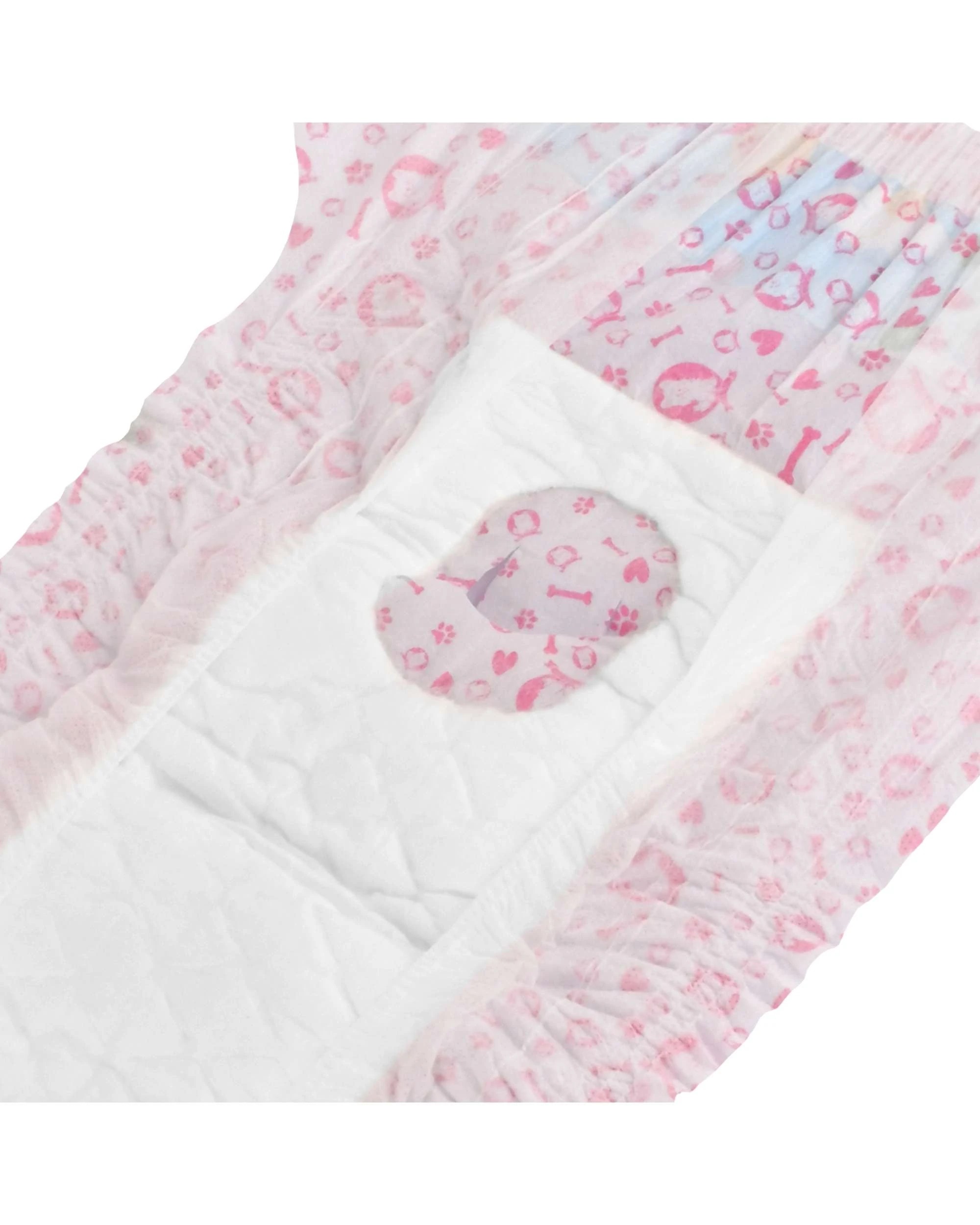 7 Advwin 50 Pack Female Dog Puppy Pet Diapers Dog Nappies, 7 of 8