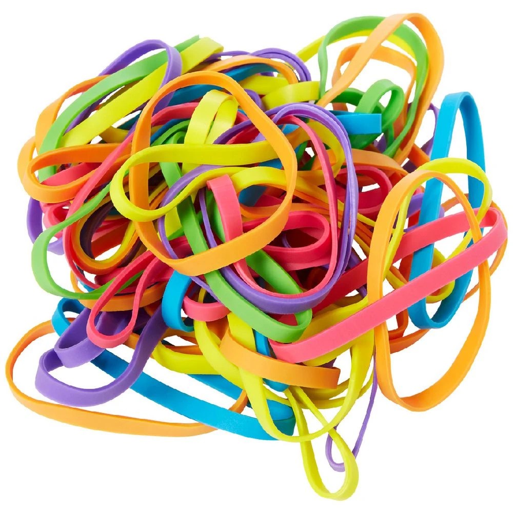 1 J.Burrows No.64 Rubber Bands 500g Assorted, 1 of 2