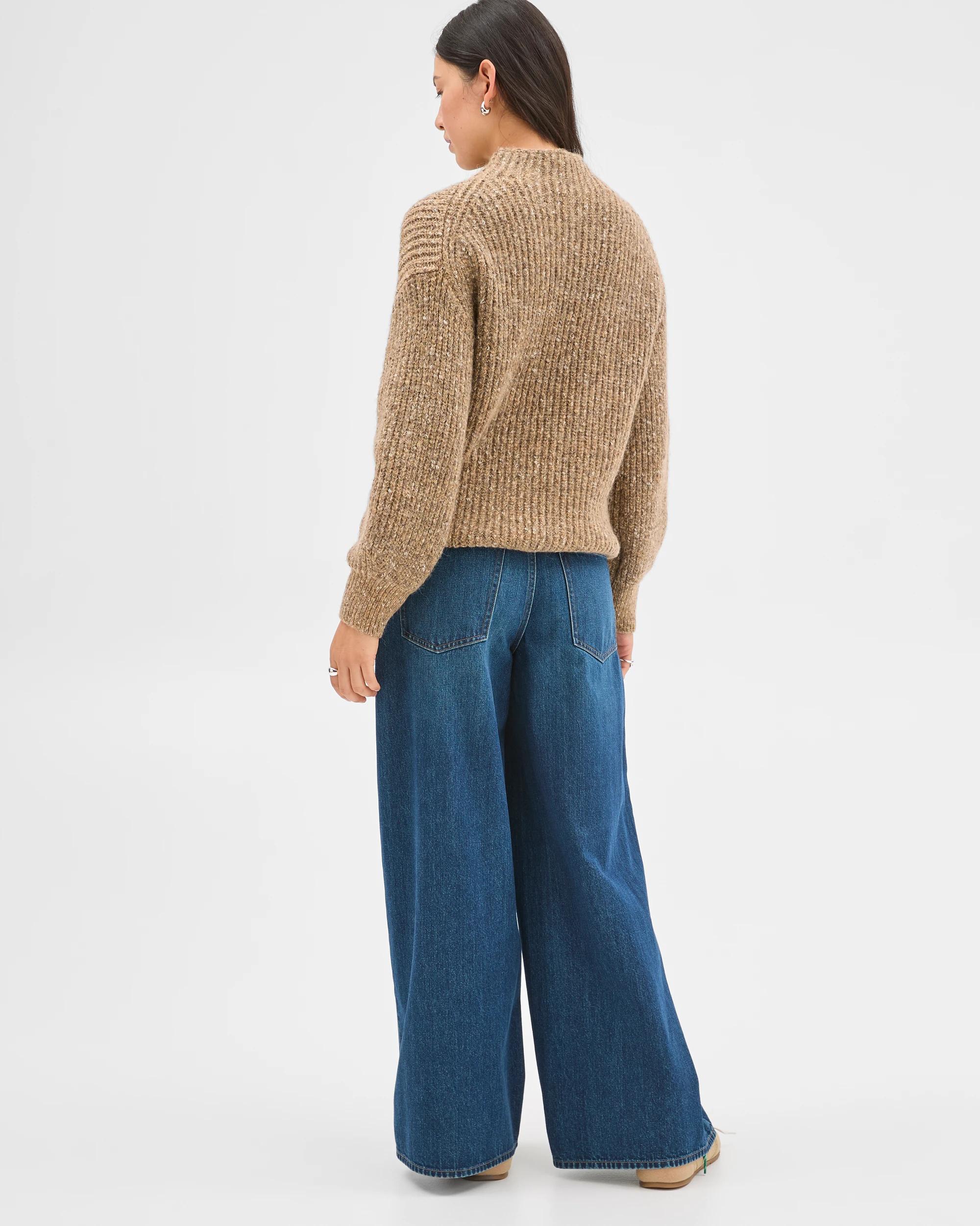 8 Target Woman Twist Yarn High Neck Jumper NATURAL TWIST, 8 of 8